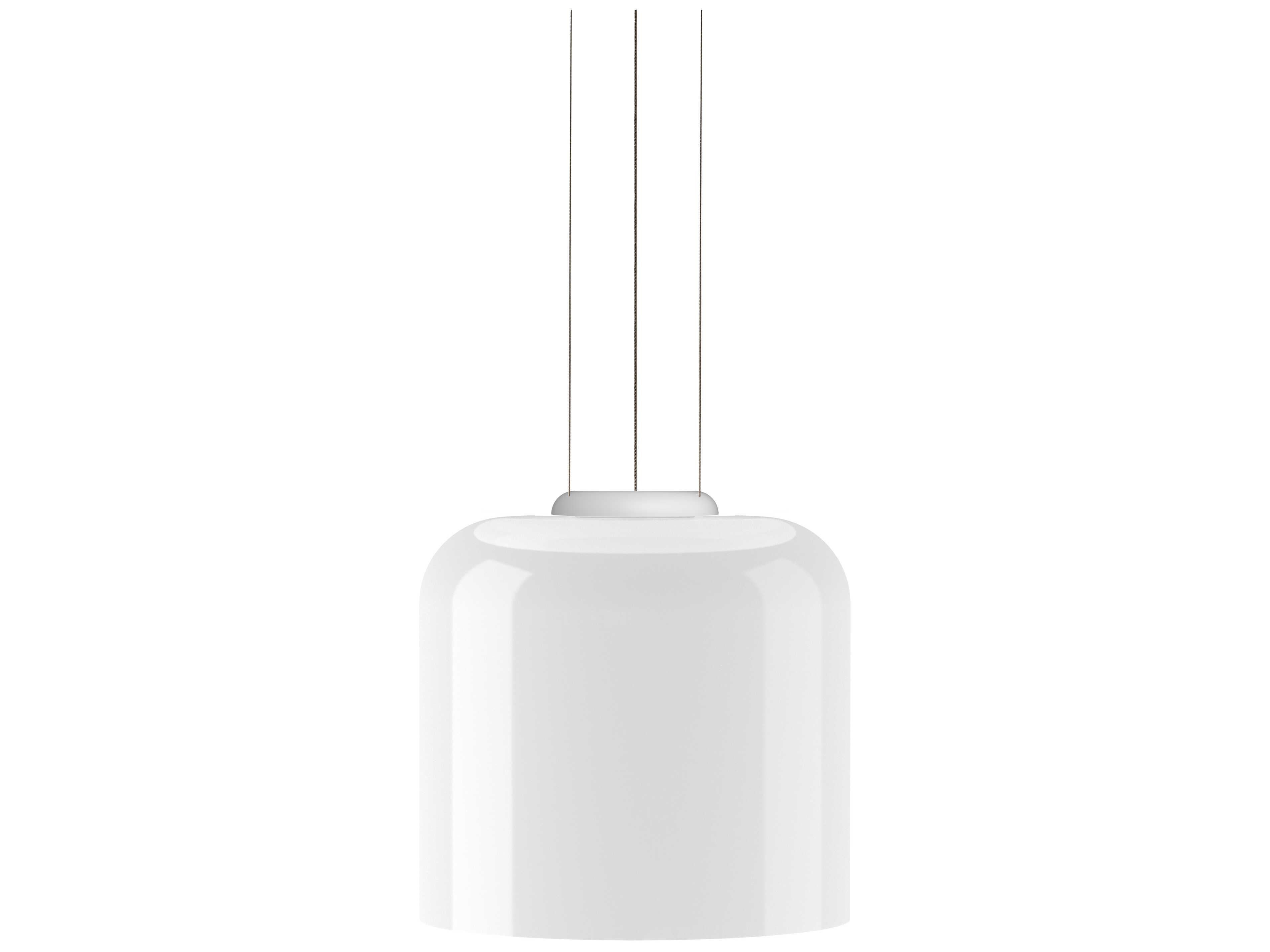 Pablo Totem 1-Light Opal White Pendant
