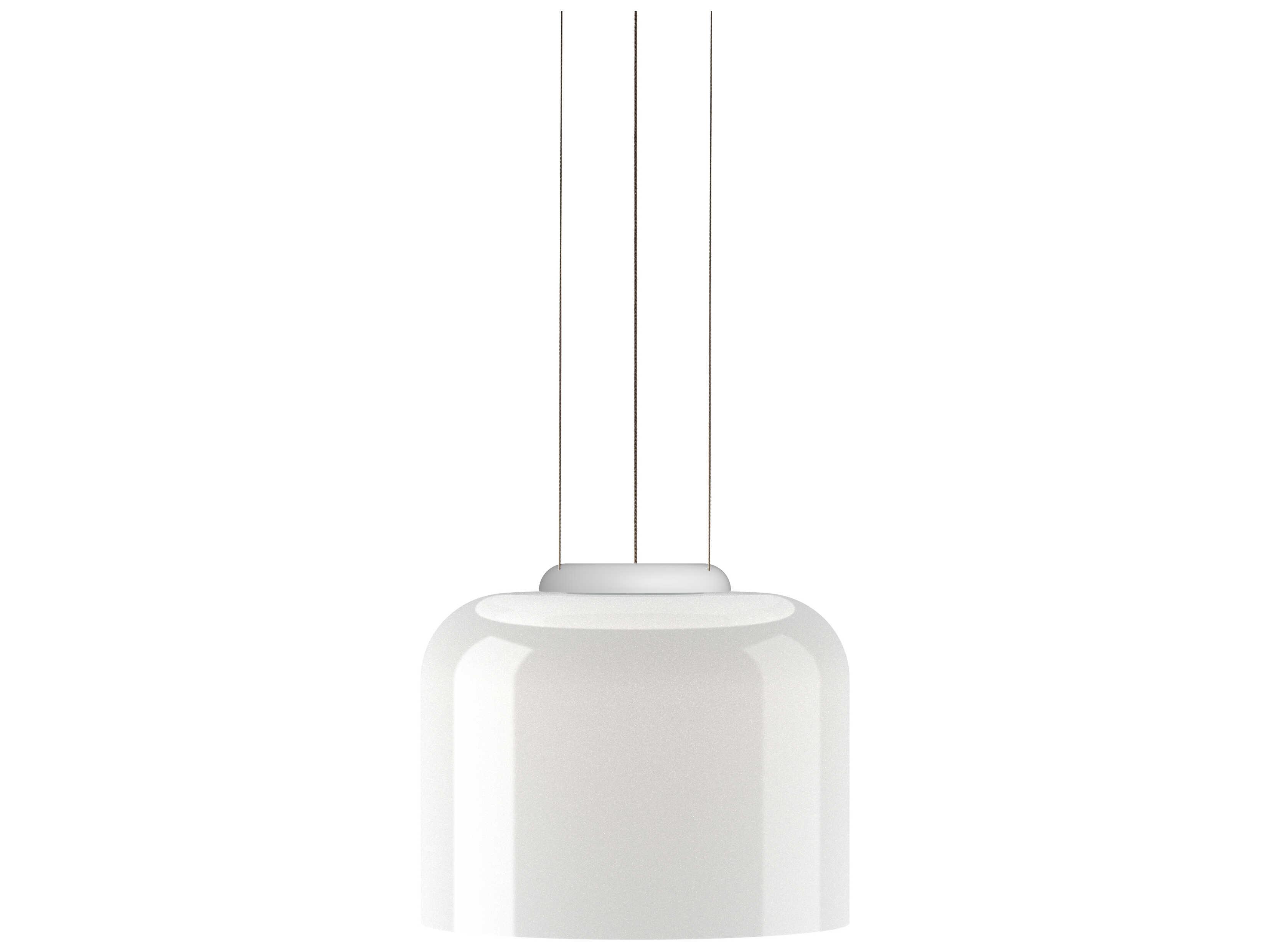 Pablo Totem 1-Light Opal White Pendant