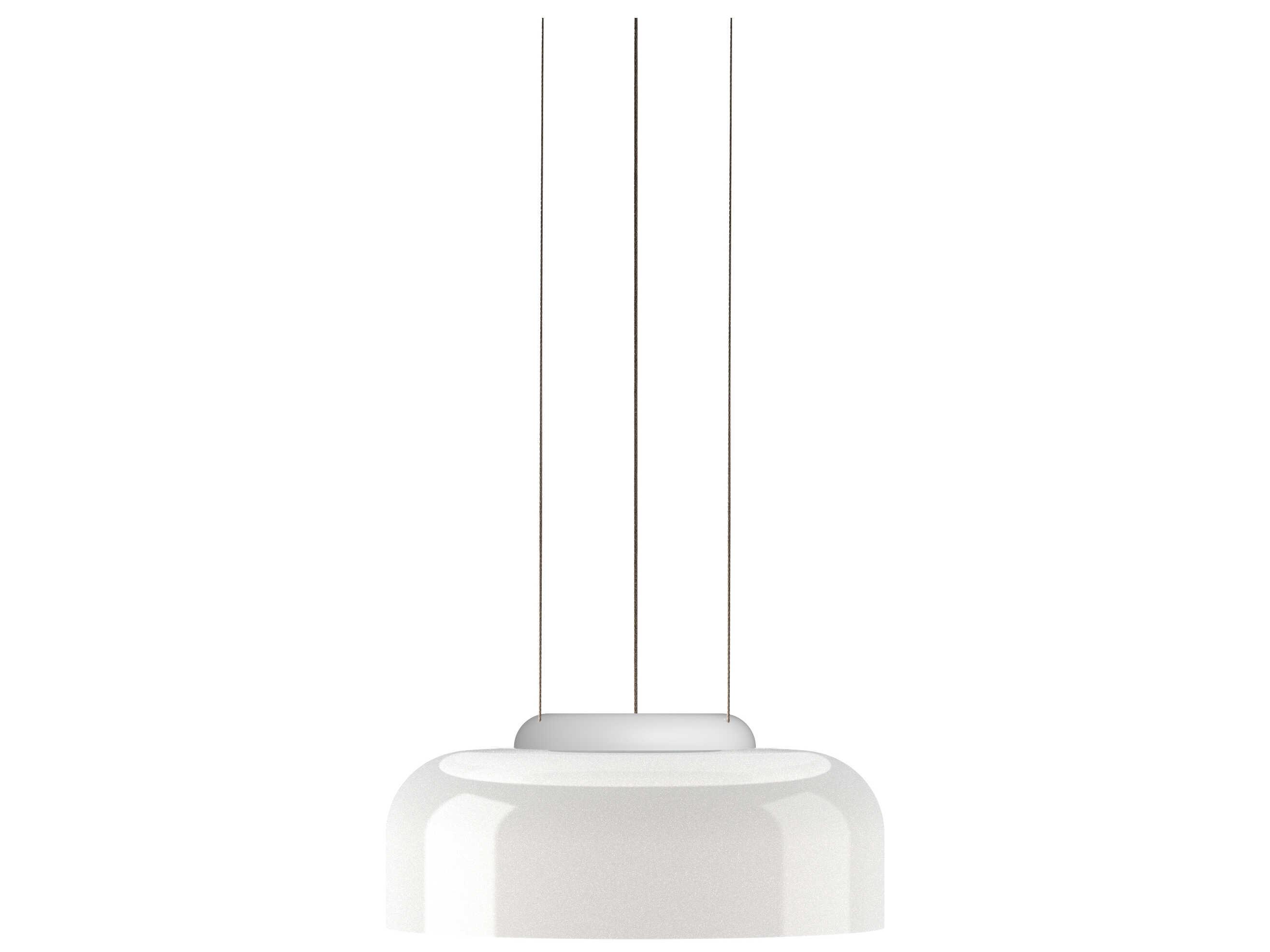 Pablo Totem 1-Light Opal White Dome Mini Pendant