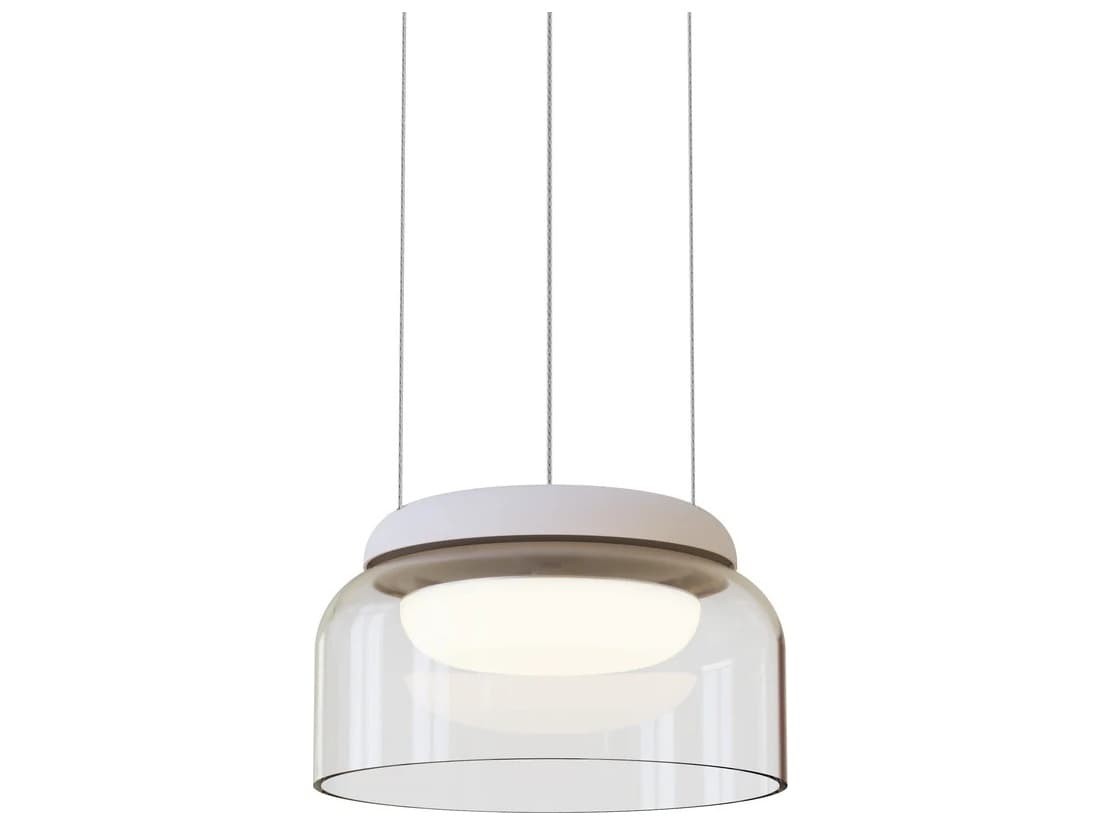 Pablo Totem Mini 1-Light Clear Dome Pendant