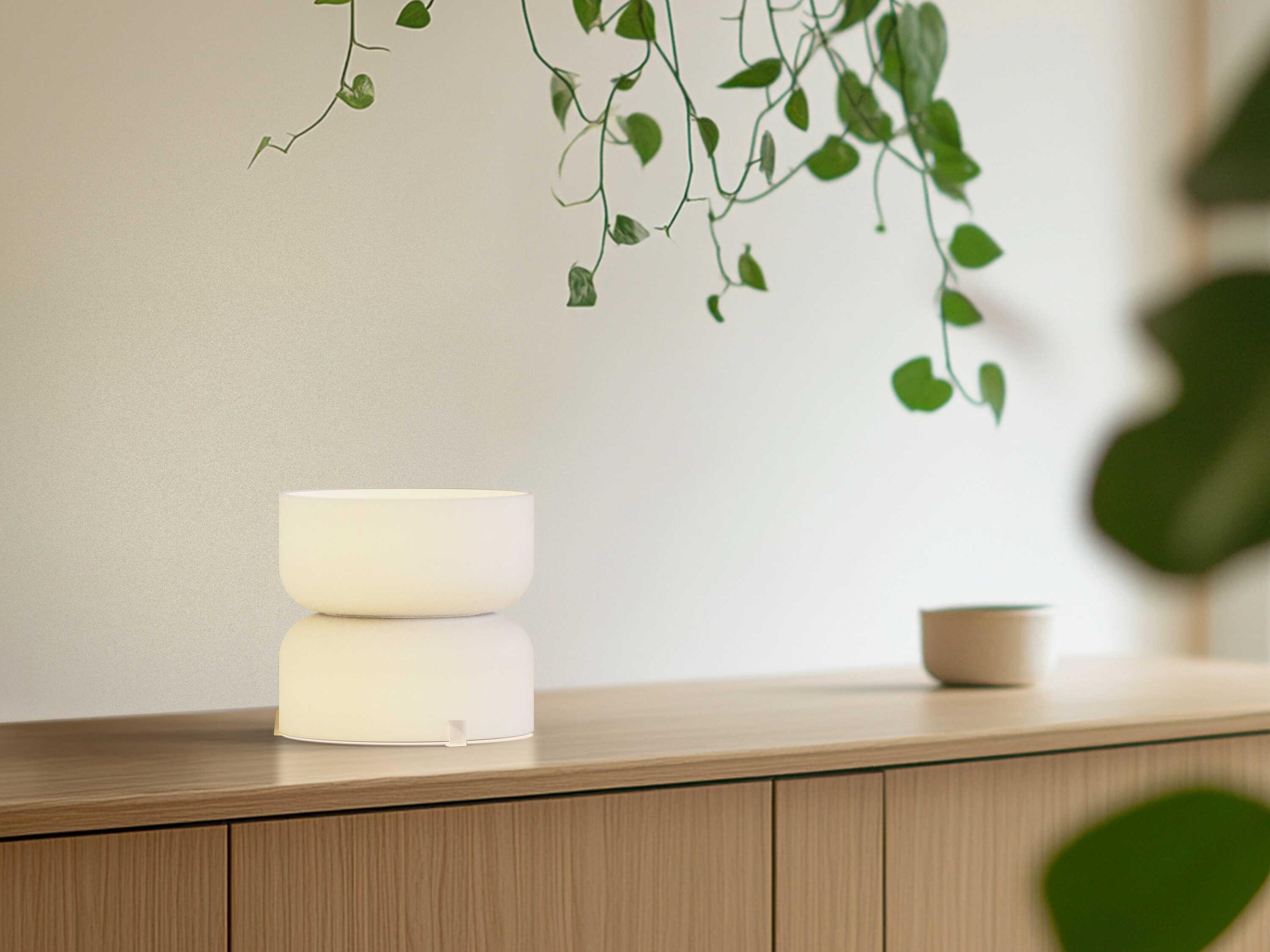 Pablo Totem Mini White Table Lamp