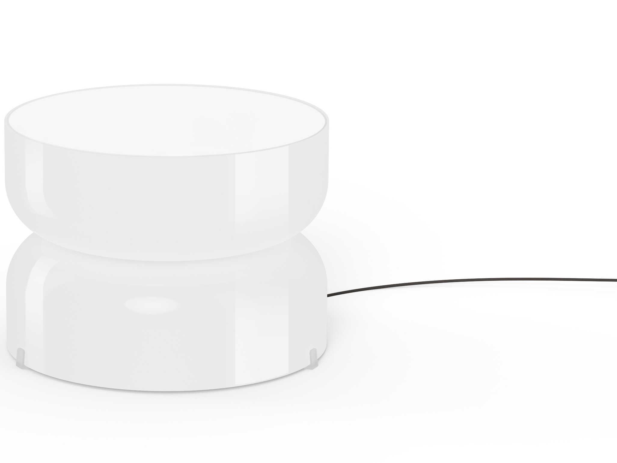 Pablo Totem Opal White Table Lamp