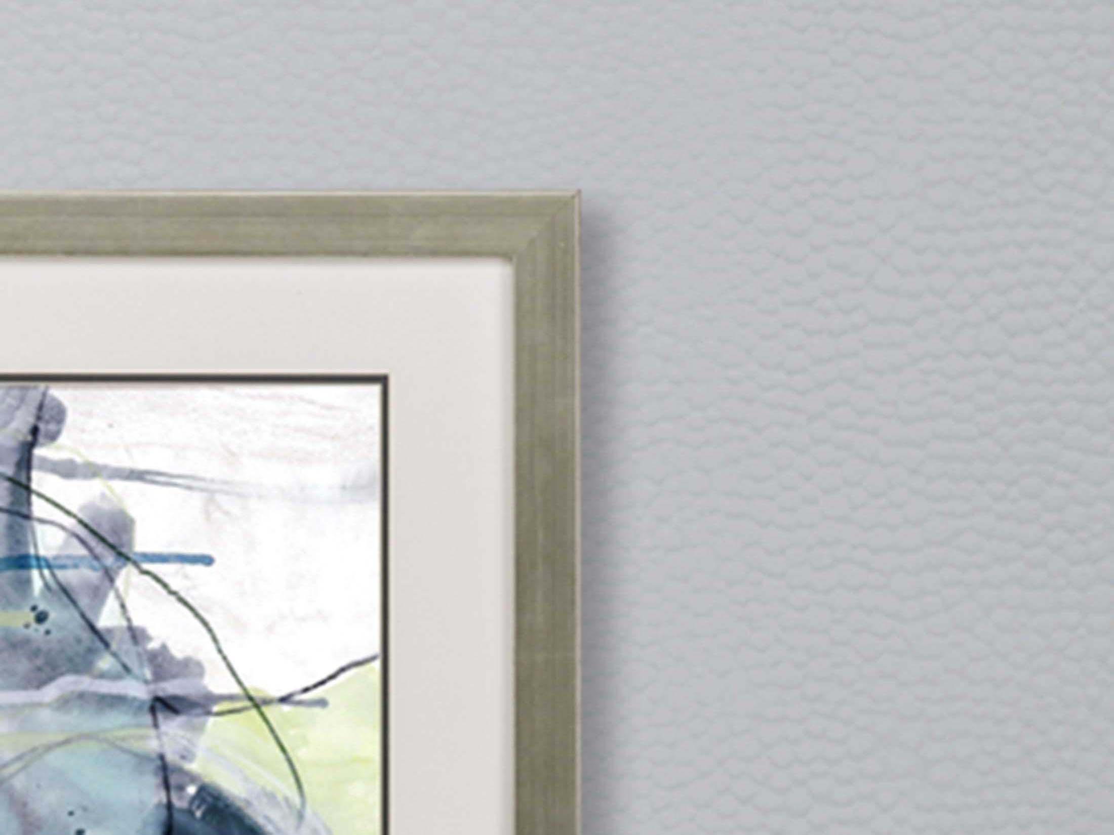 Paragon Abstract Turquoise Sea Stone-I Wall Decor