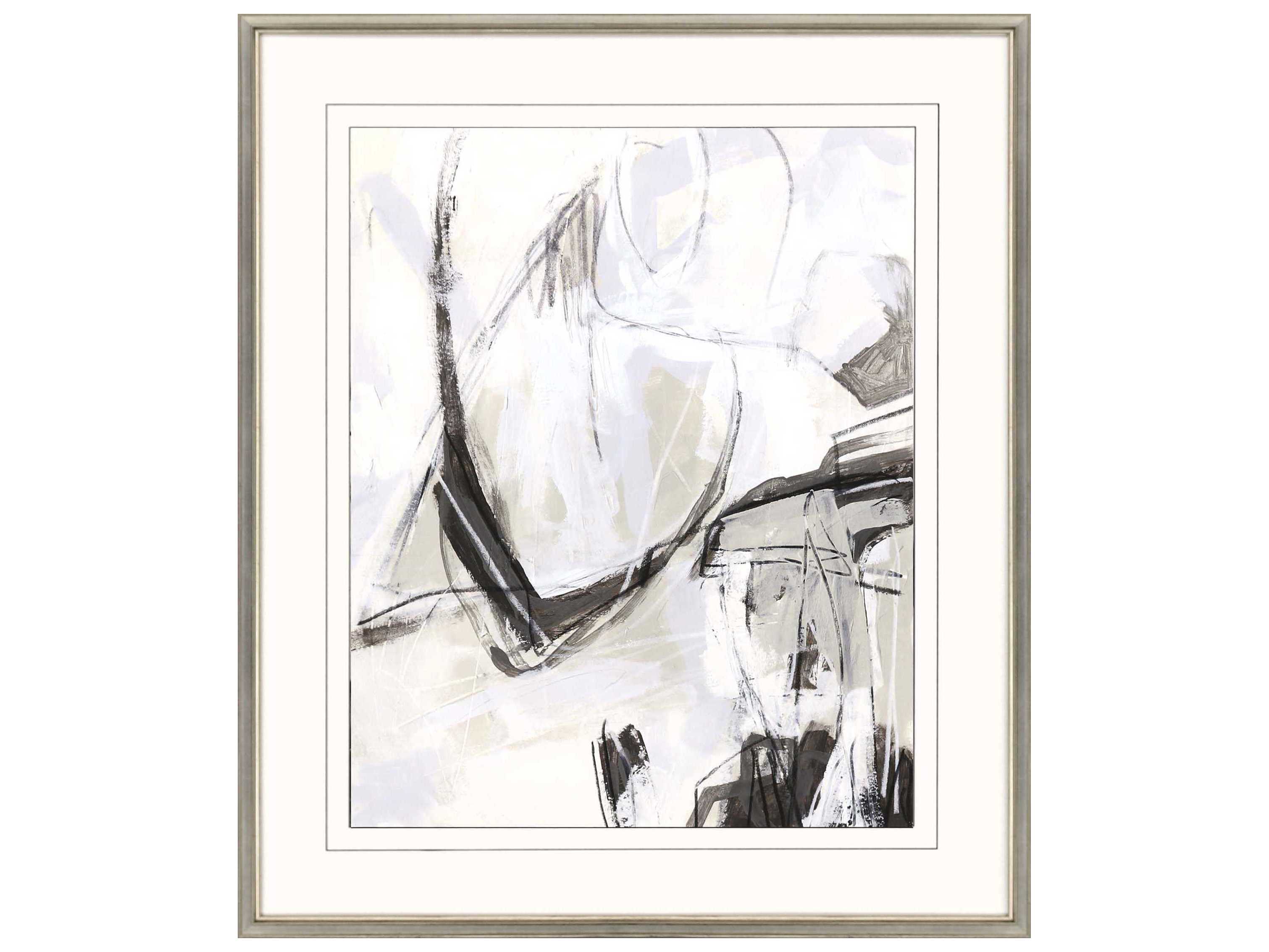 Paragon Abstract White Neutral Boundary-I Wall Art