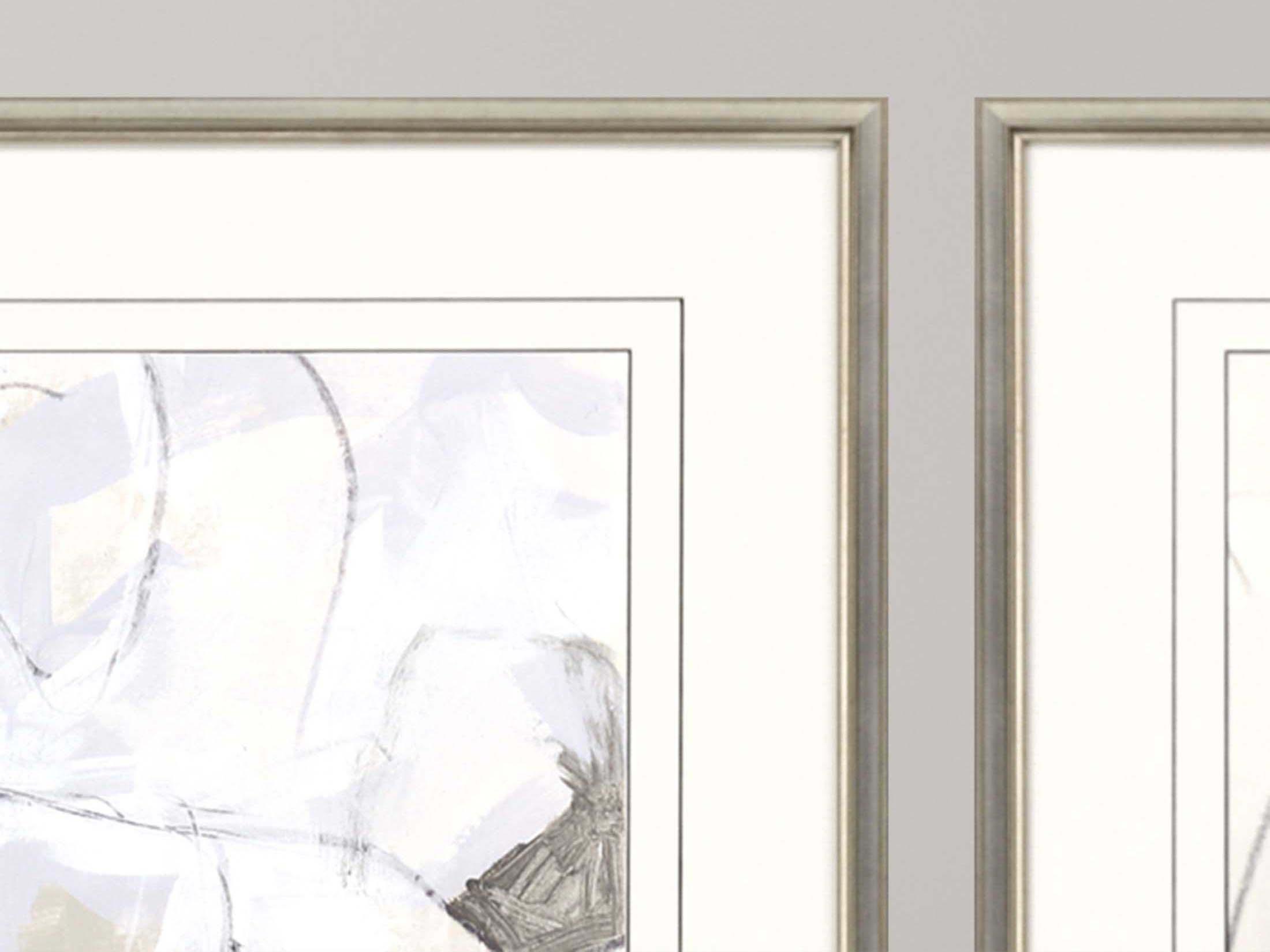 Paragon Abstract White Neutral Boundary-I Wall Art