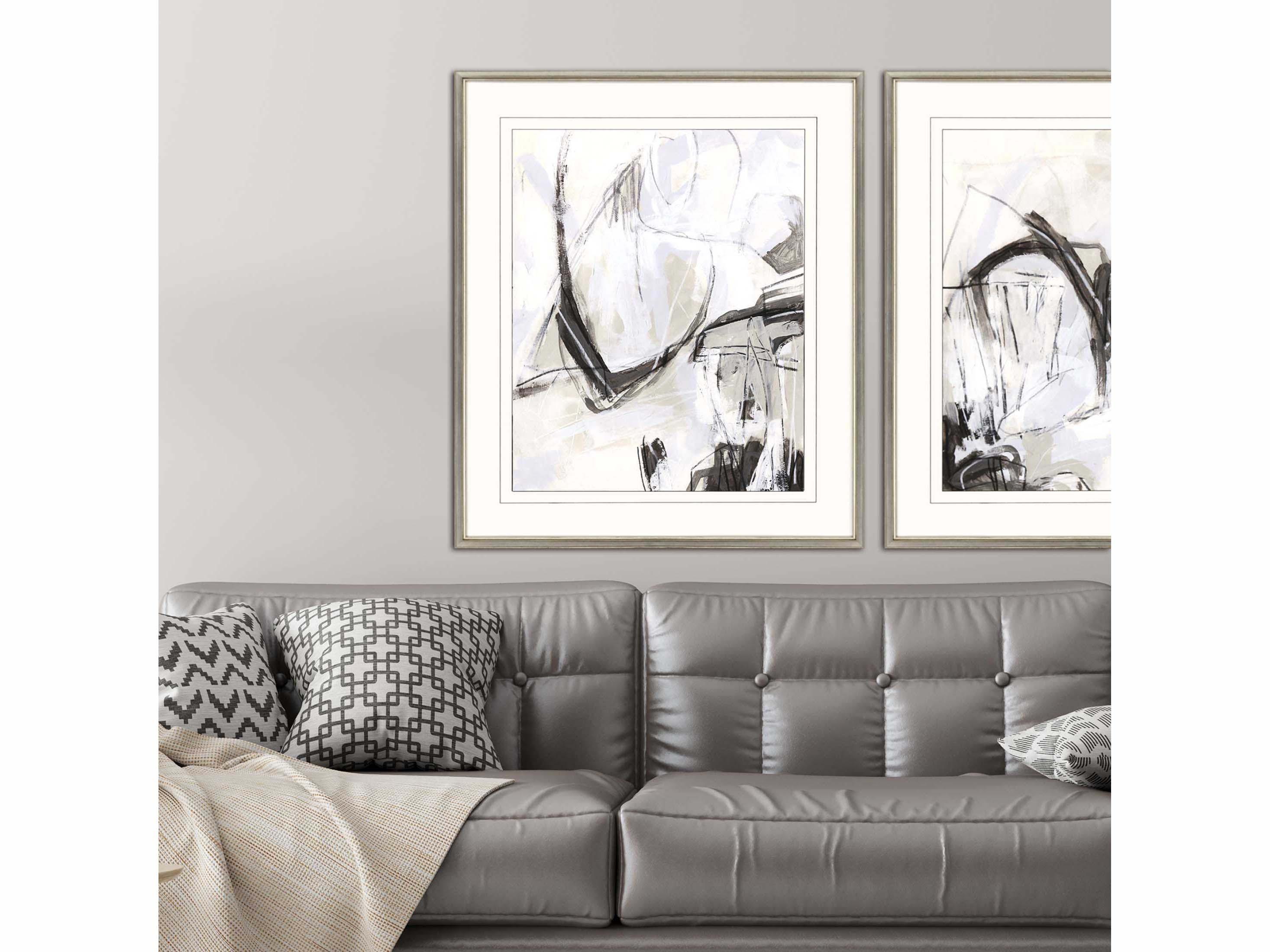 Paragon Abstract White Neutral Boundary-I Wall Art