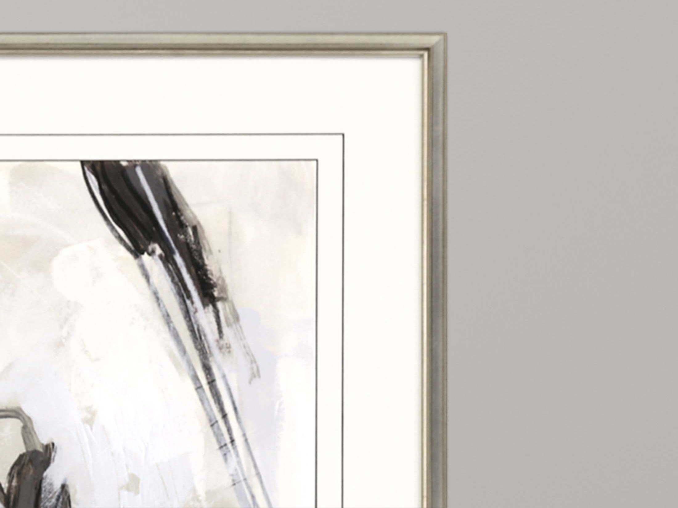 Paragon Abstract White Neutral Boundary-II Wall Art