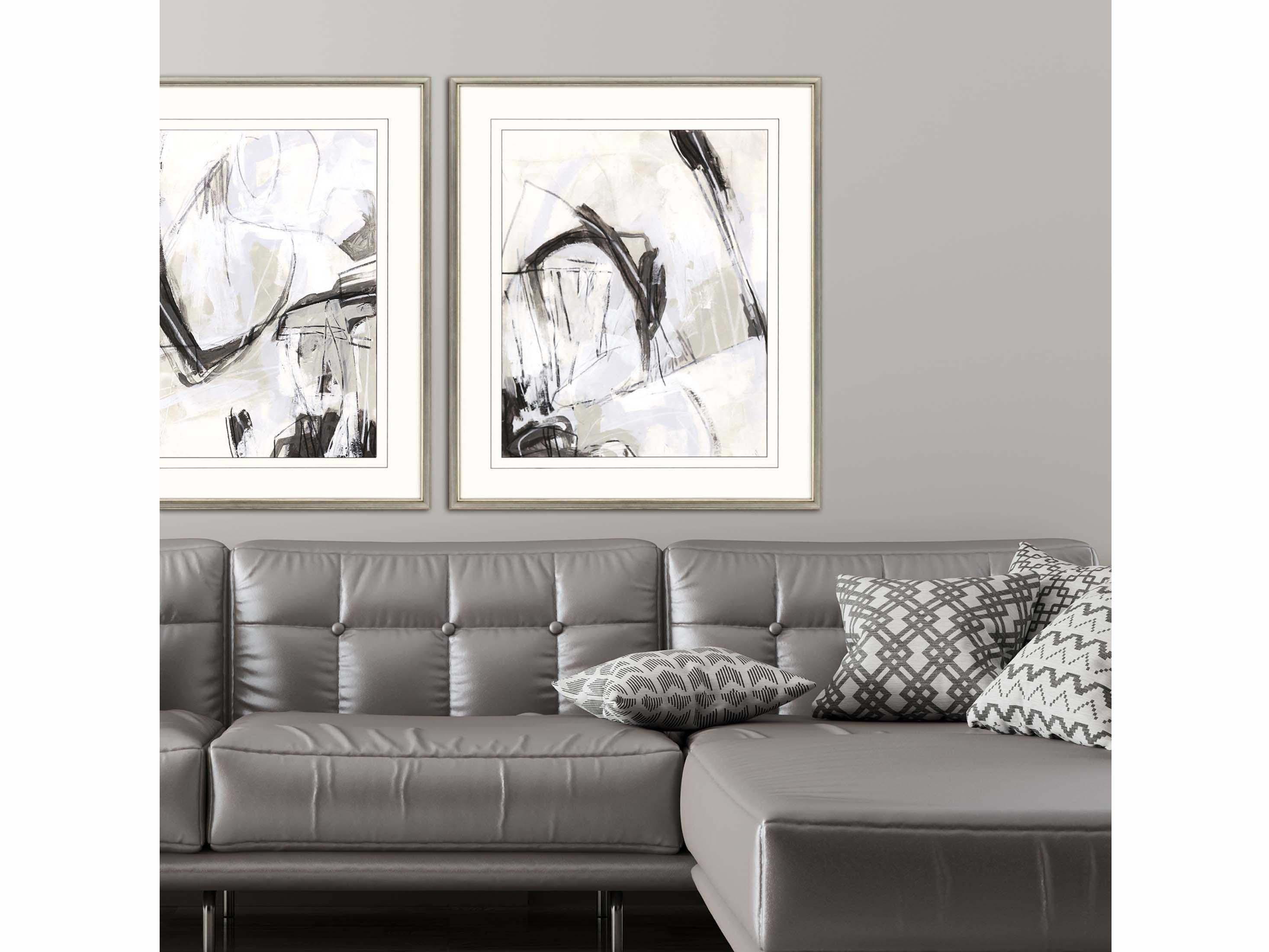 Paragon Abstract White Neutral Boundary-II Wall Art