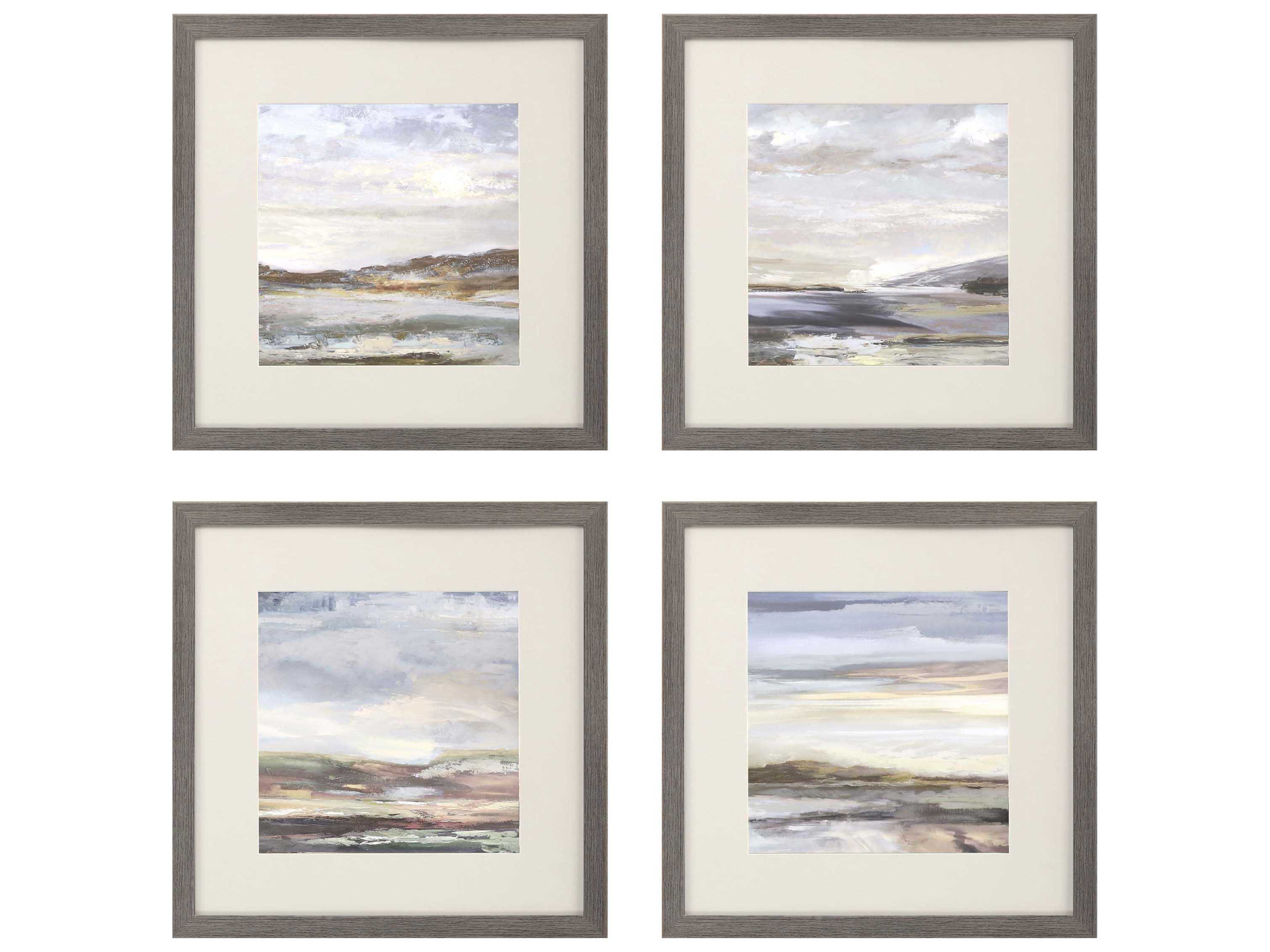 Paragon Tirwedd-II Framed Prints Set of 4