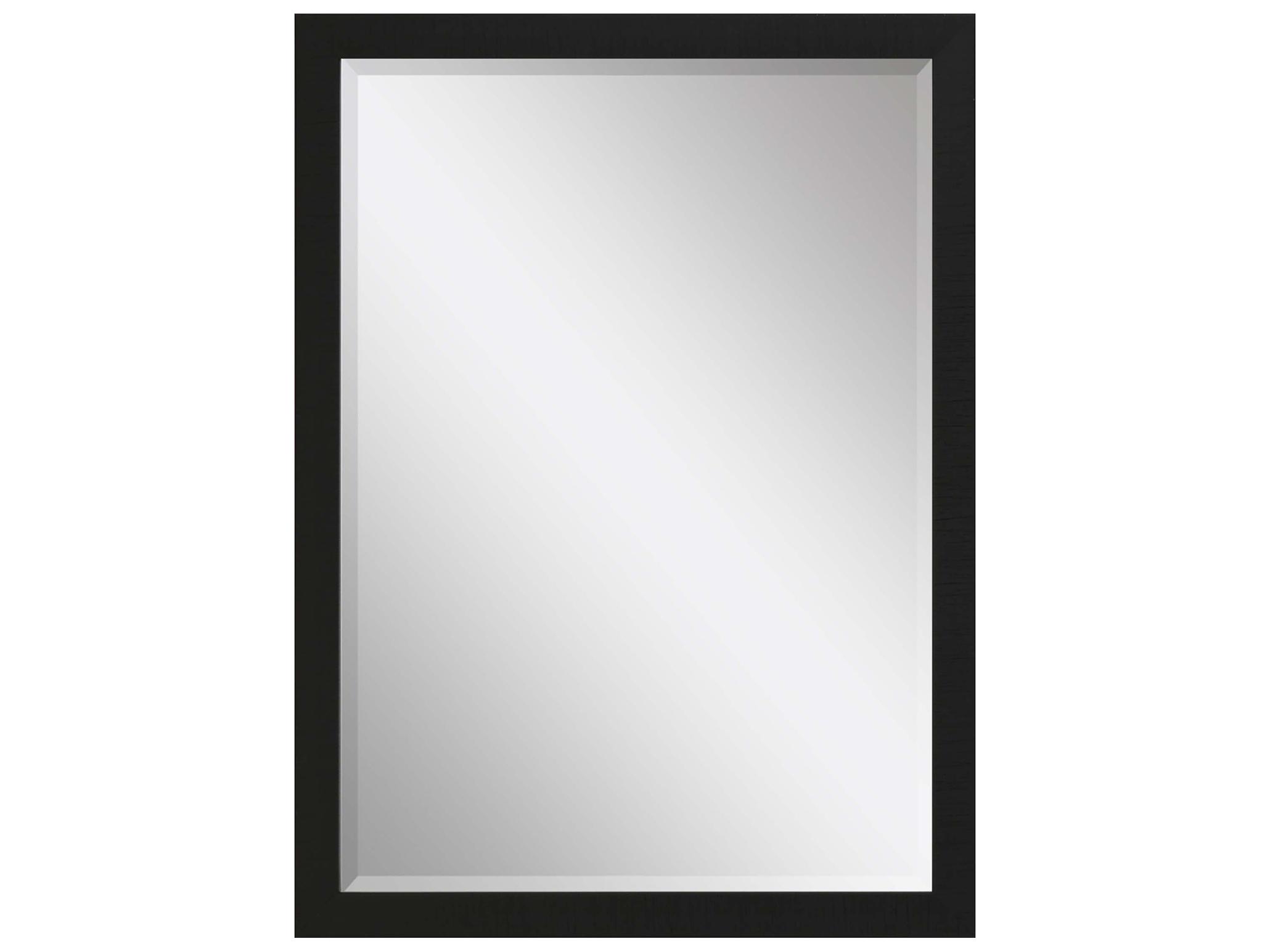 Paragon 869 Mirror Group Black Silvered Wall Rectangular Mirror
