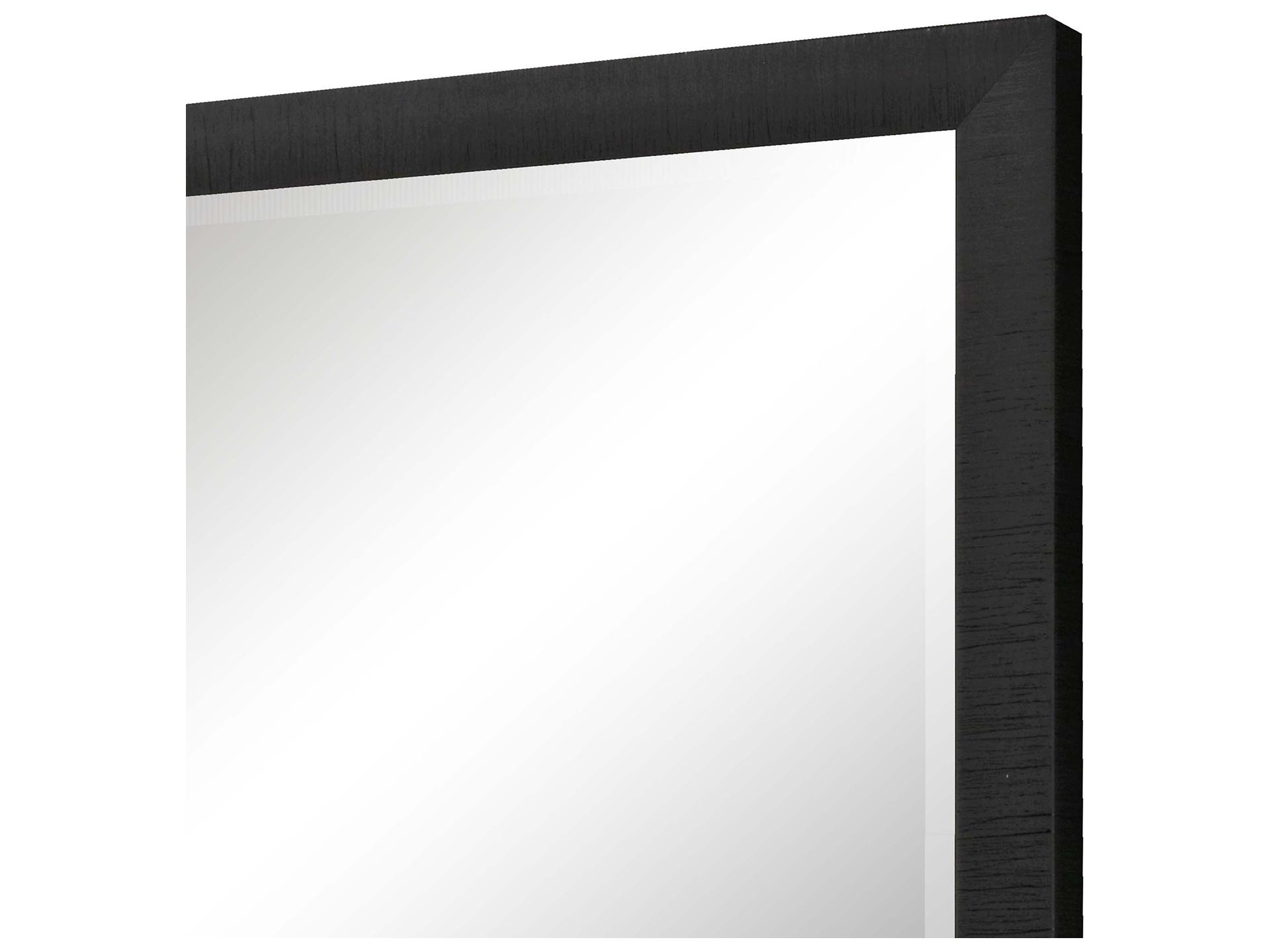 Paragon 869 Mirror Group Black Silvered Wall Rectangular Mirror