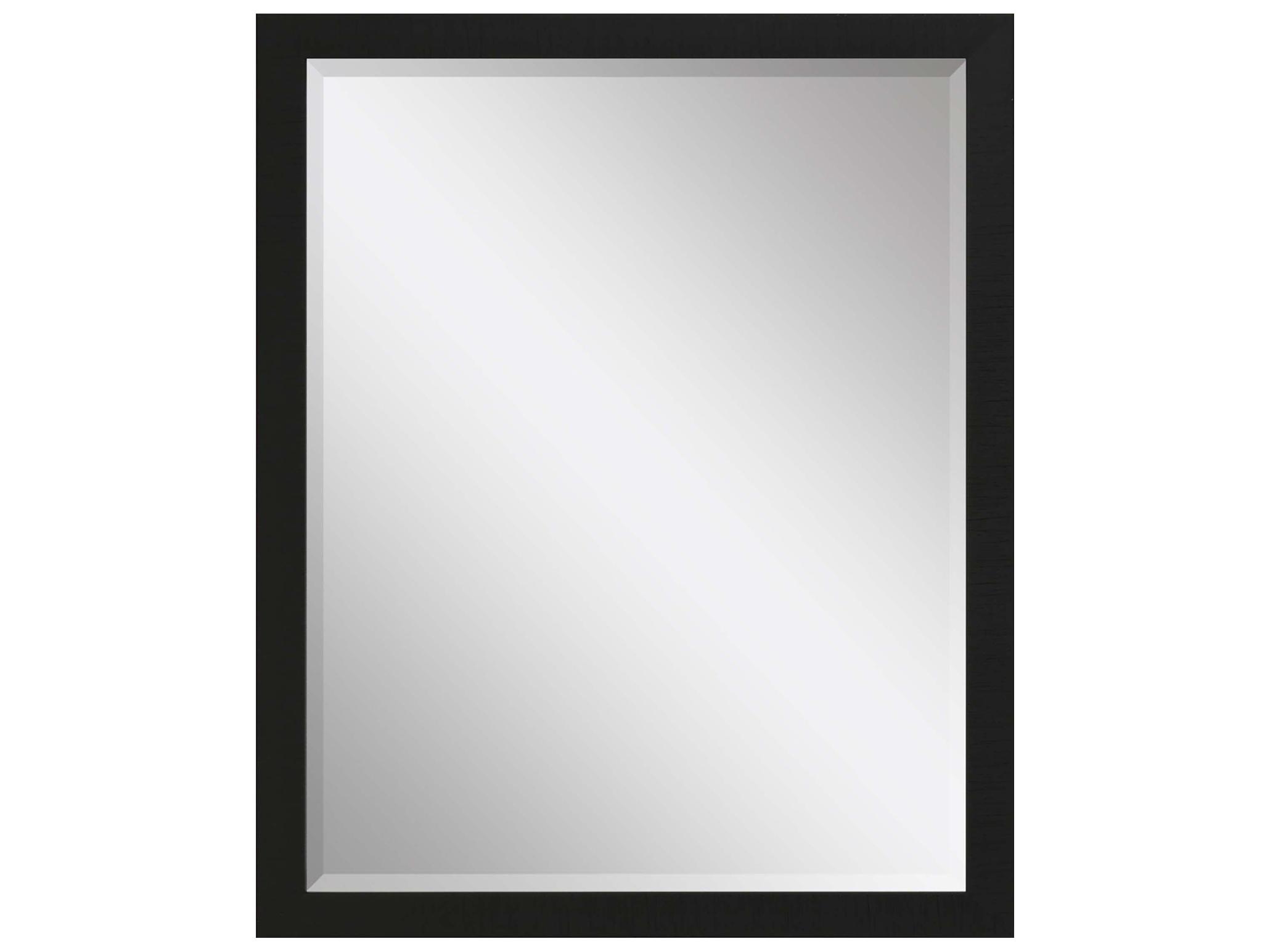 Paragon 869 Mirror Group Black Silvered Wall Rectangular Mirror
