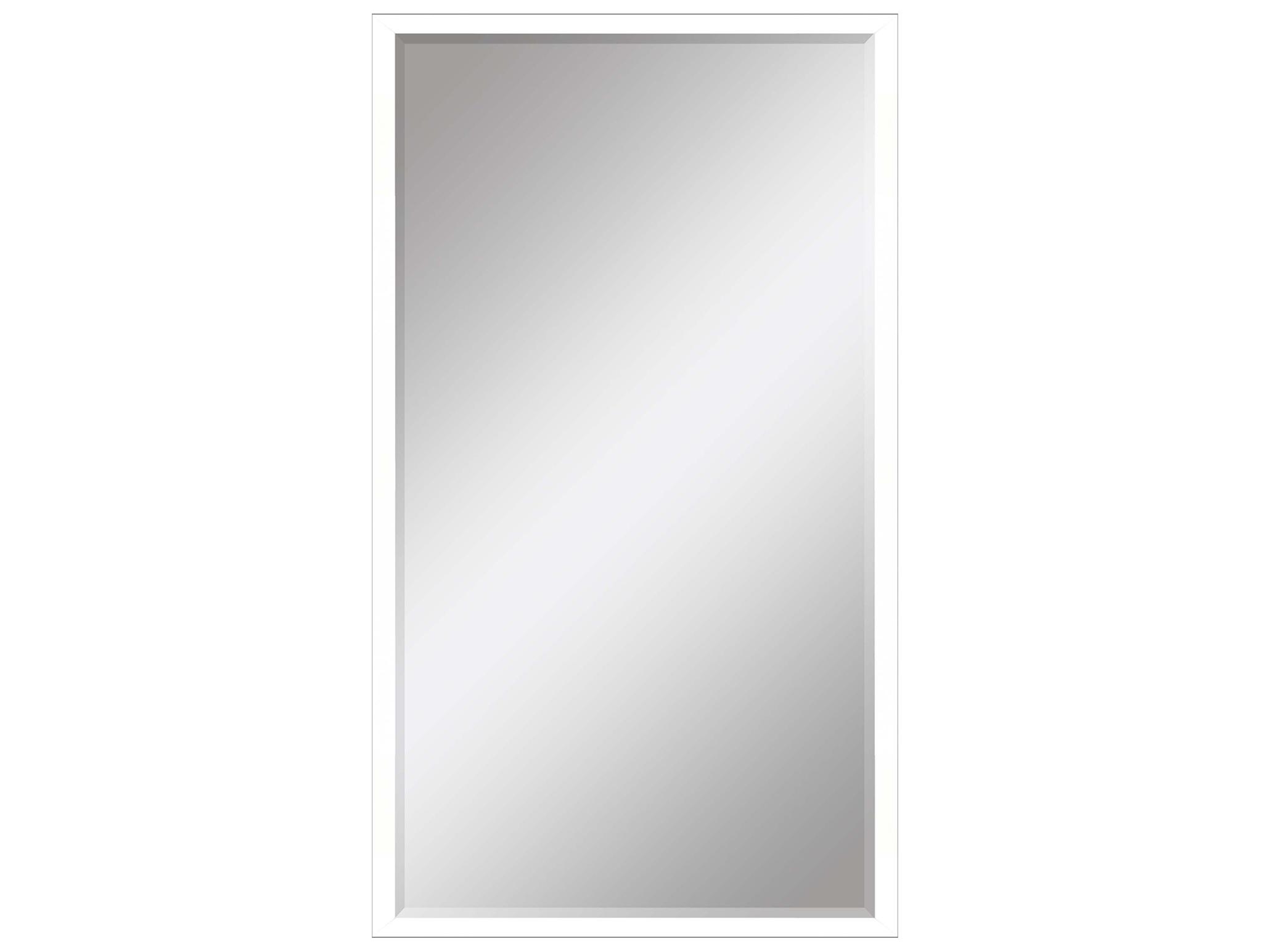 Paragon 867 Mirror Group White Silvered Wall Rectangular Mirror