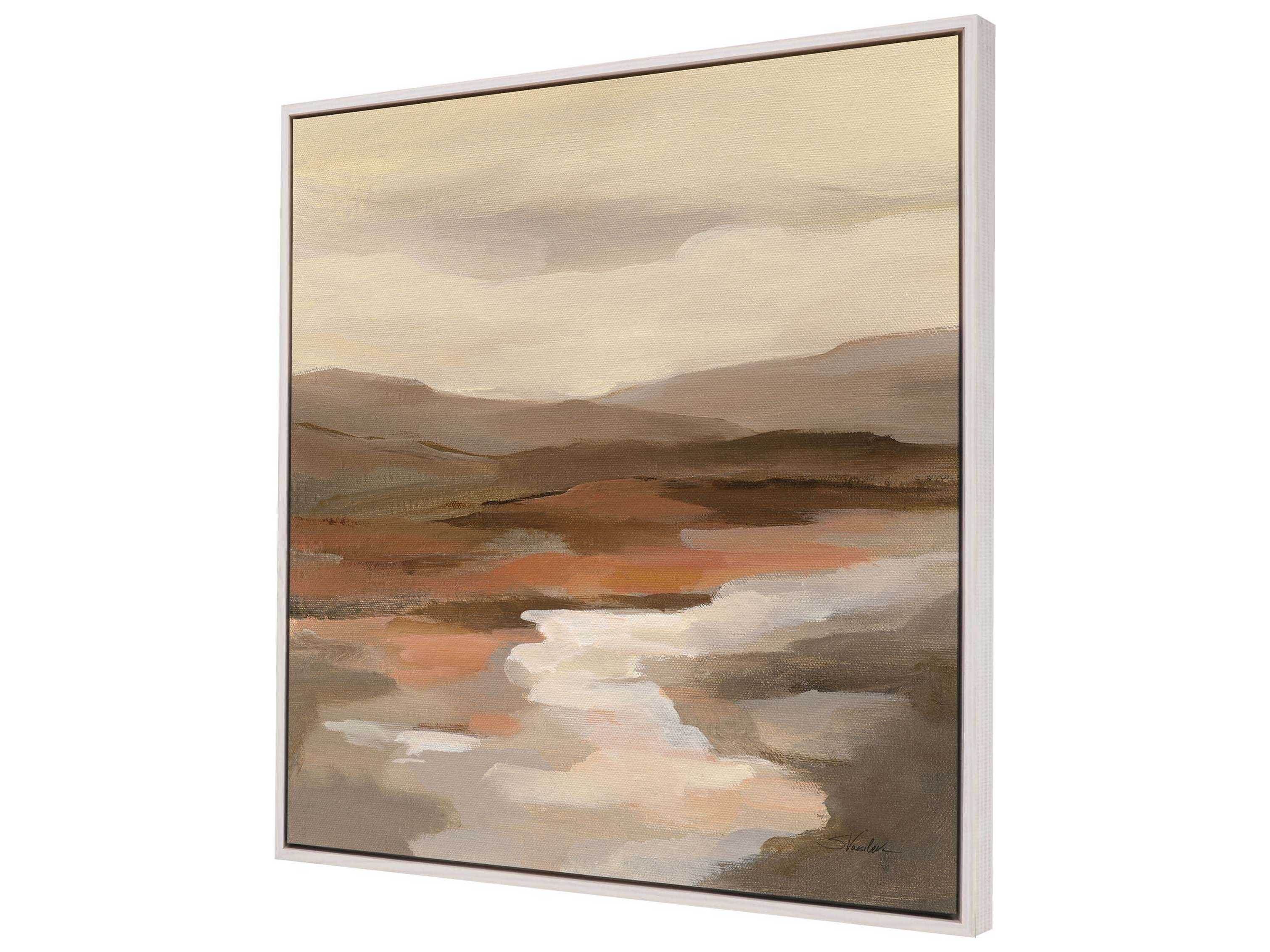 Paragon Waterside Cinnamon Riverbank-I Canvas Wall Art