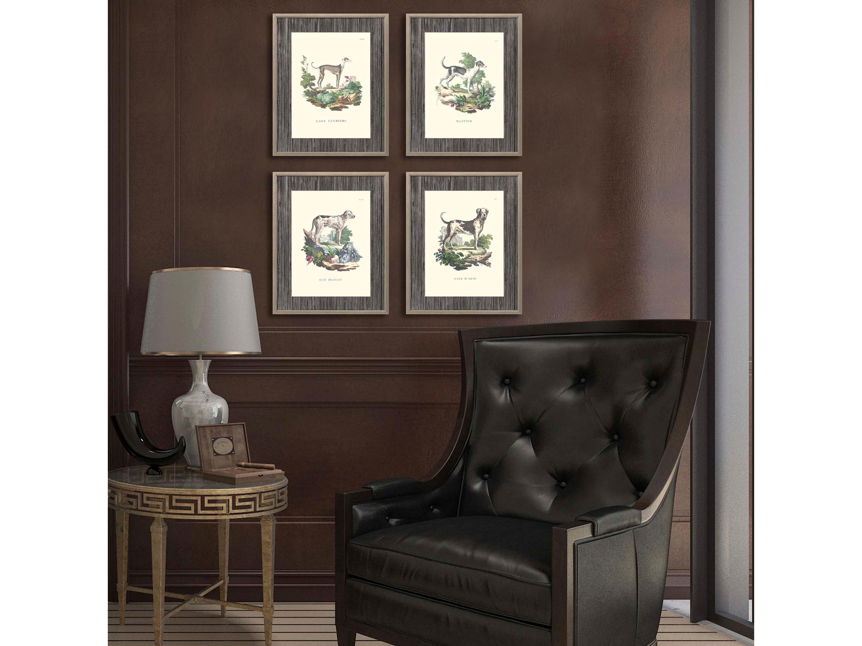 Paragon Animals French Dogs Wall Art Set of 4