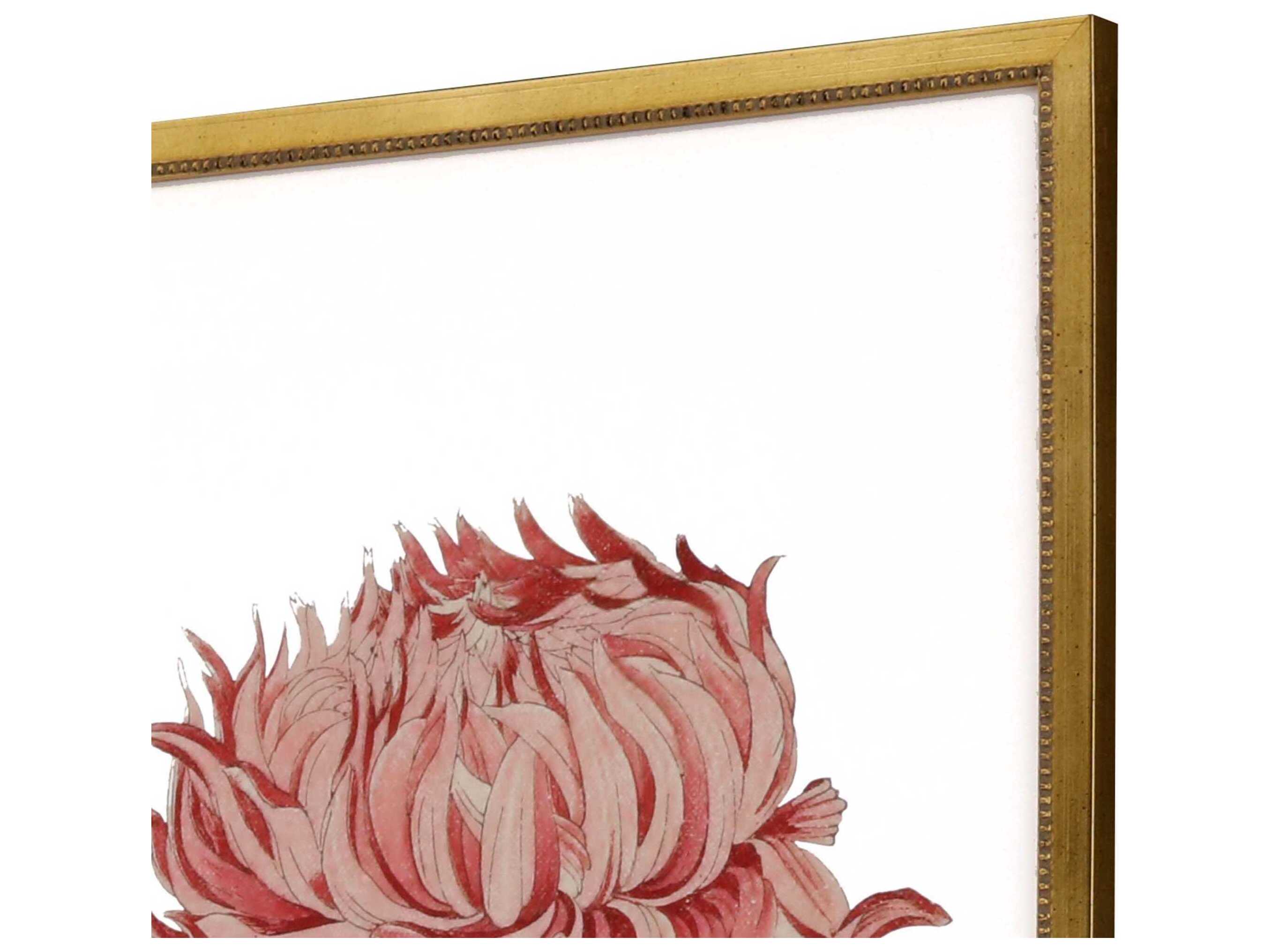 Paragon Florals Chrysanthemum Wall Art Set of 4