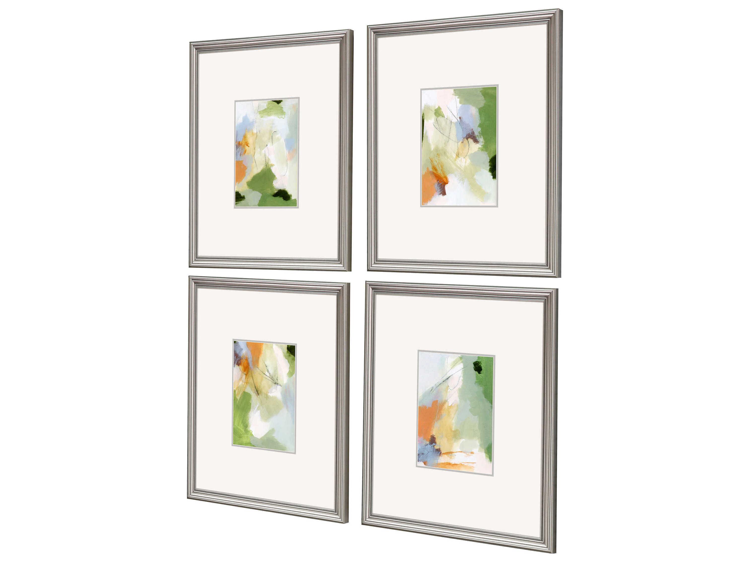 Paragon Abstract Verdure Wall Art Set of 4