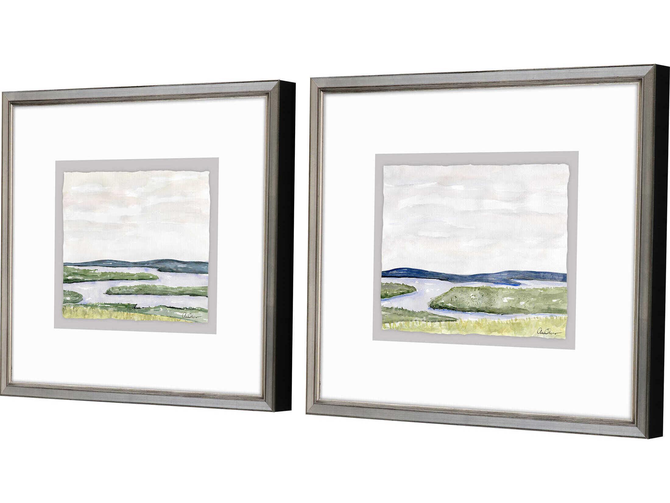 Paragon Waterside Waterside Marsh Wall Art Set of 2