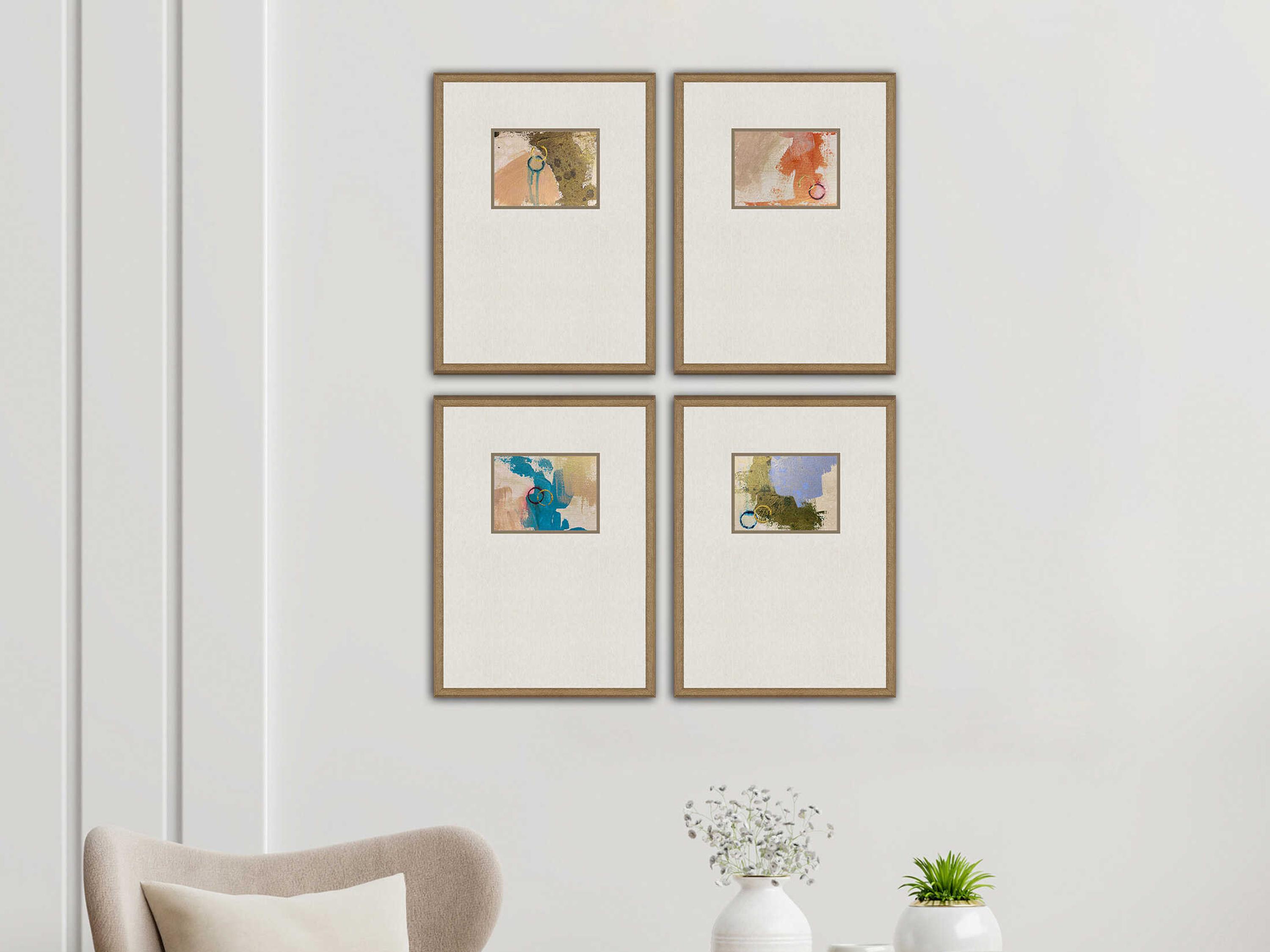 Paragon Abstract Discovery-I Wall Art Set of 4