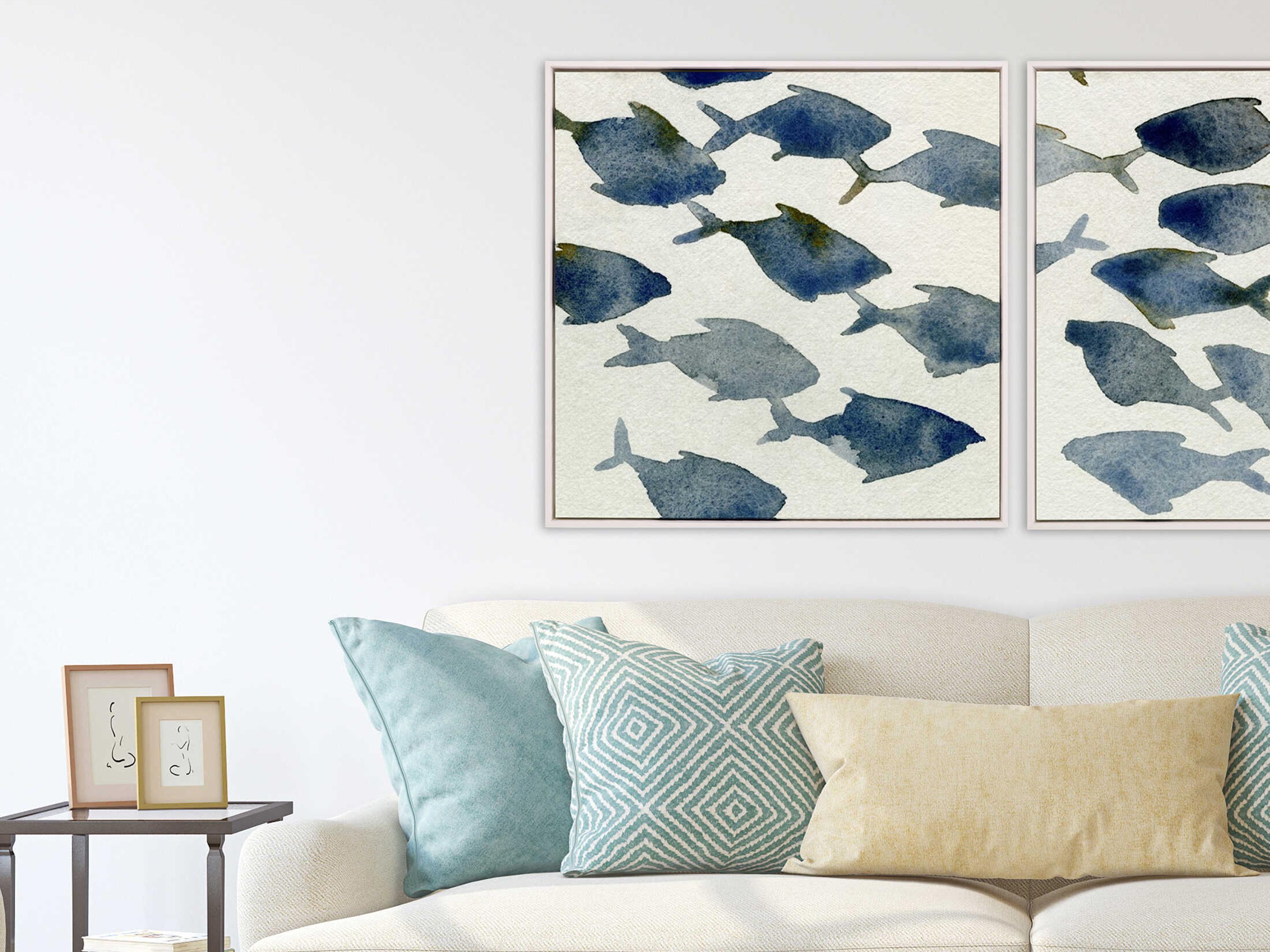 Paragon Animals Fish Friends-II Canvas Wall Art