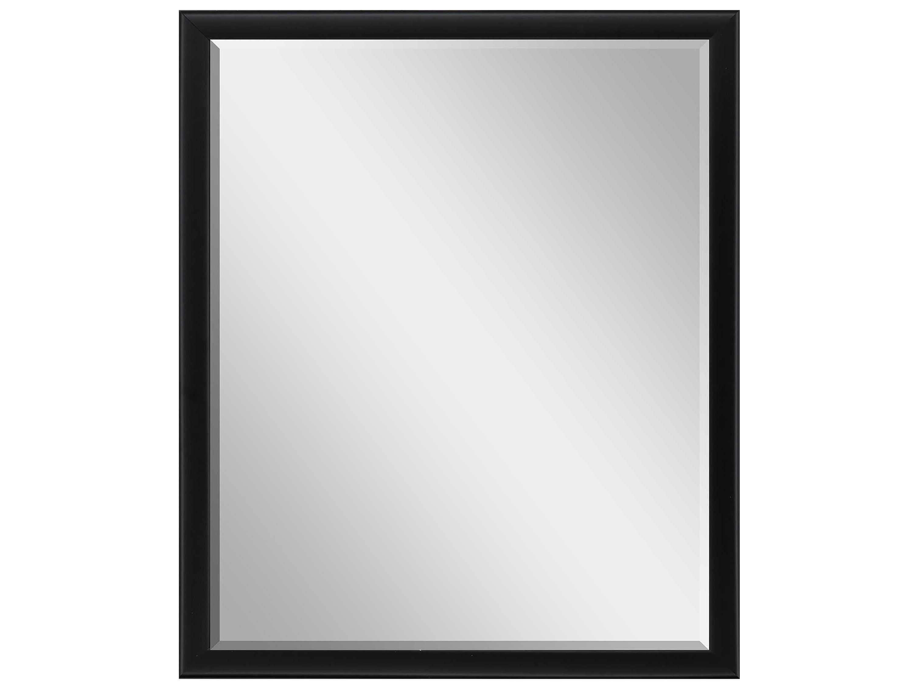 Paragon Black Rectangular Wall Mirror
