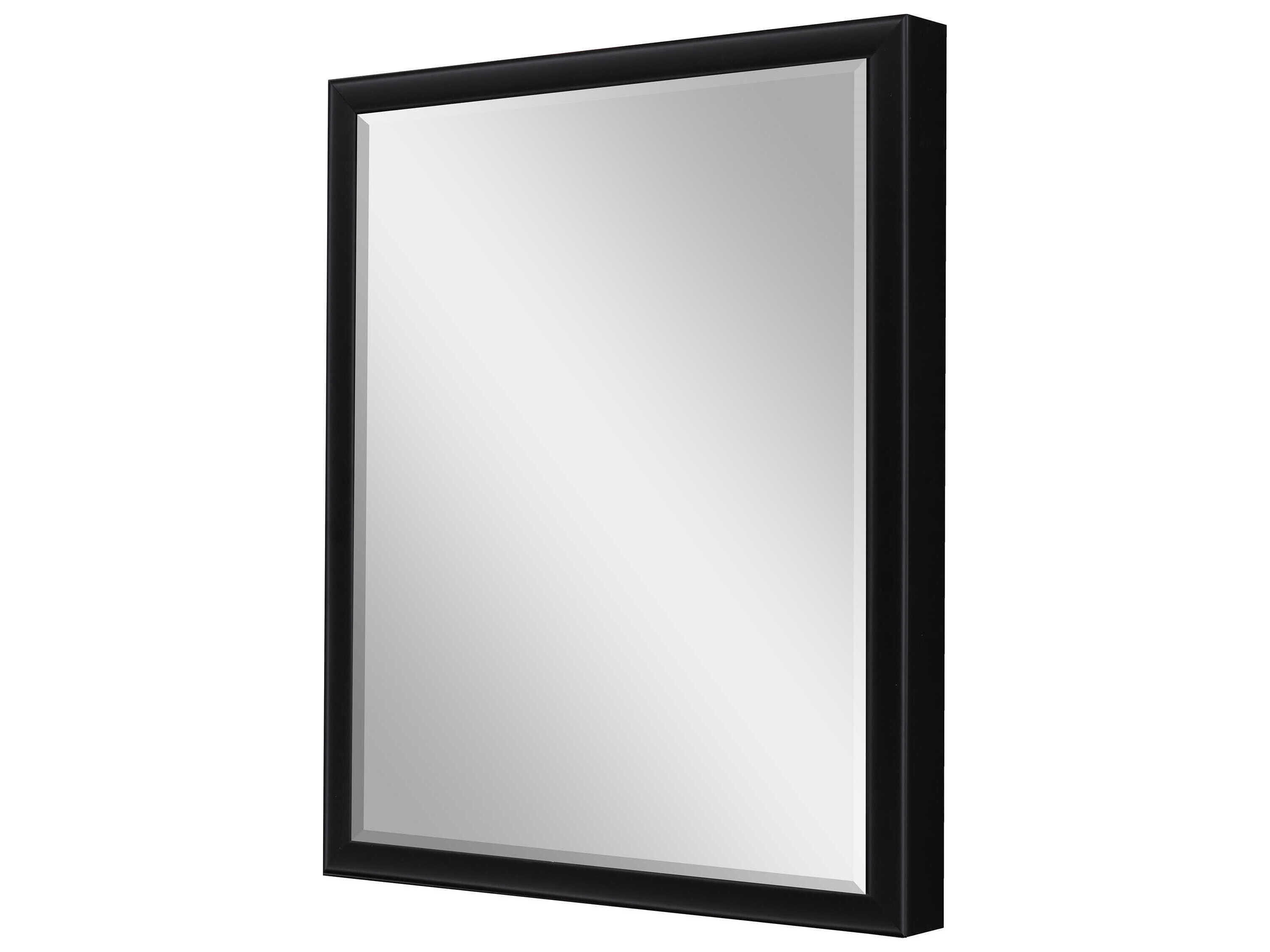 Paragon Black Rectangular Wall Mirror