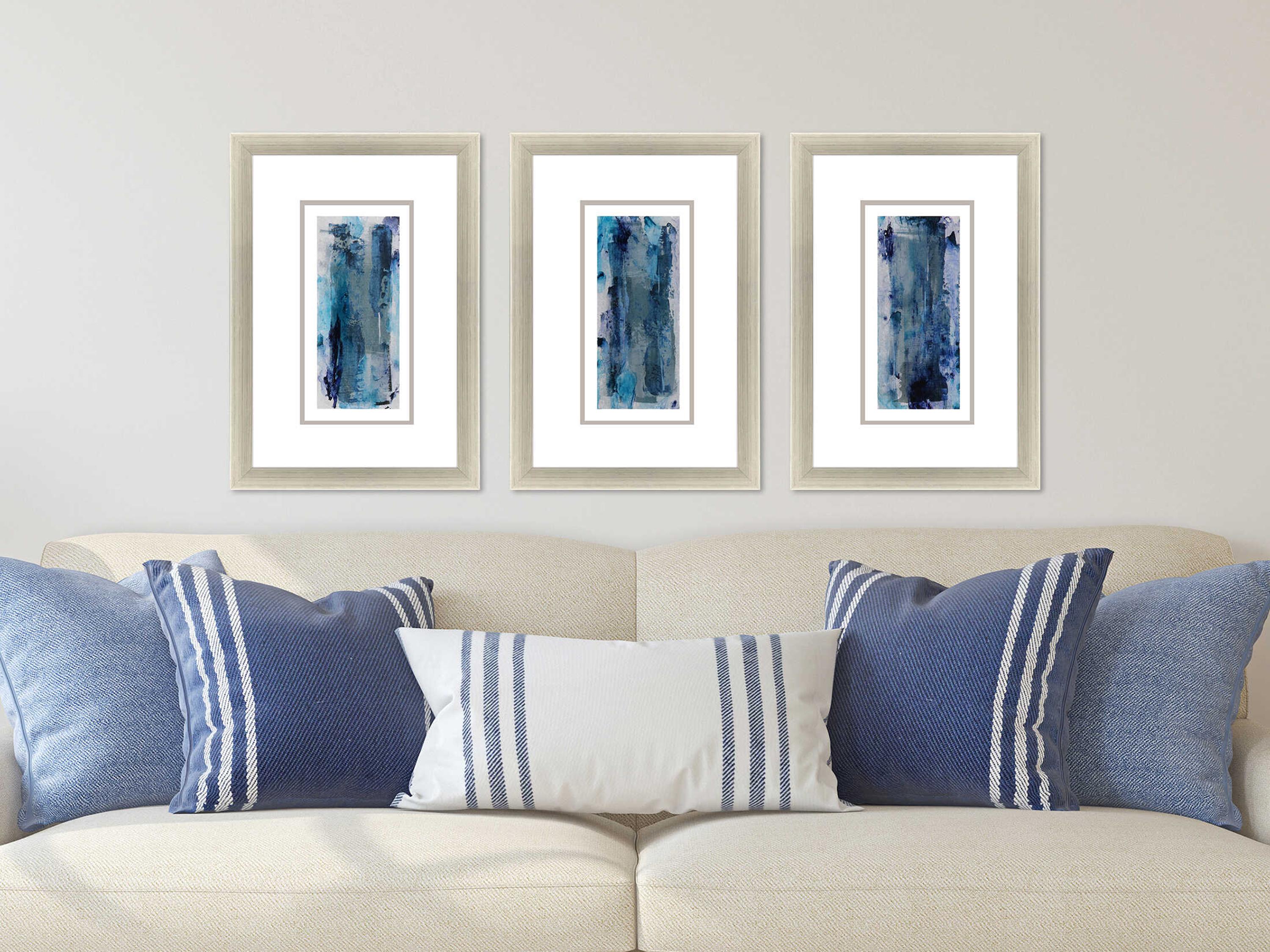 Paragon Abstract-Inner Glimpse-II Metal Wall Art Set of 3