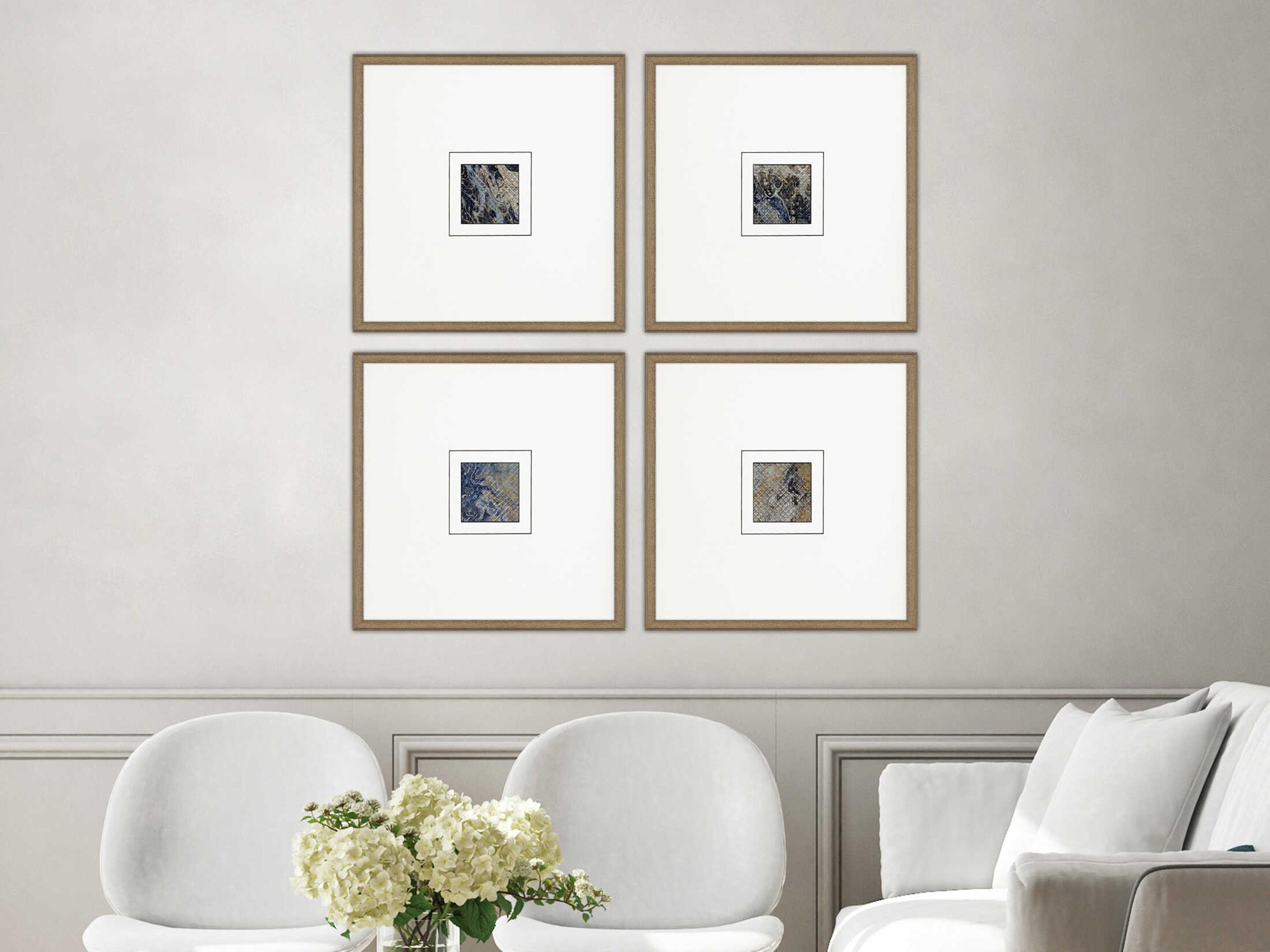 Paragon Abstract Metamorphosis-II Wall Art Set of 4