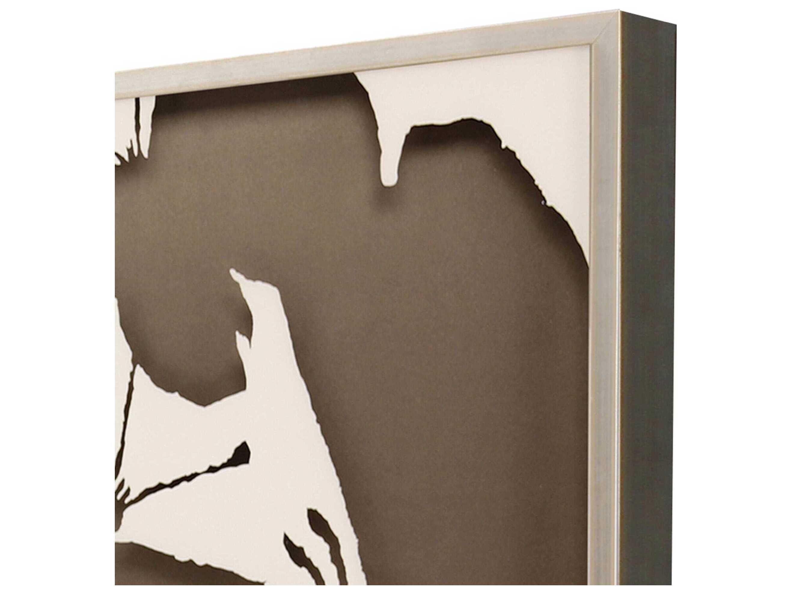 Paragon Animals Monochrome Flutter-II Shadow Box