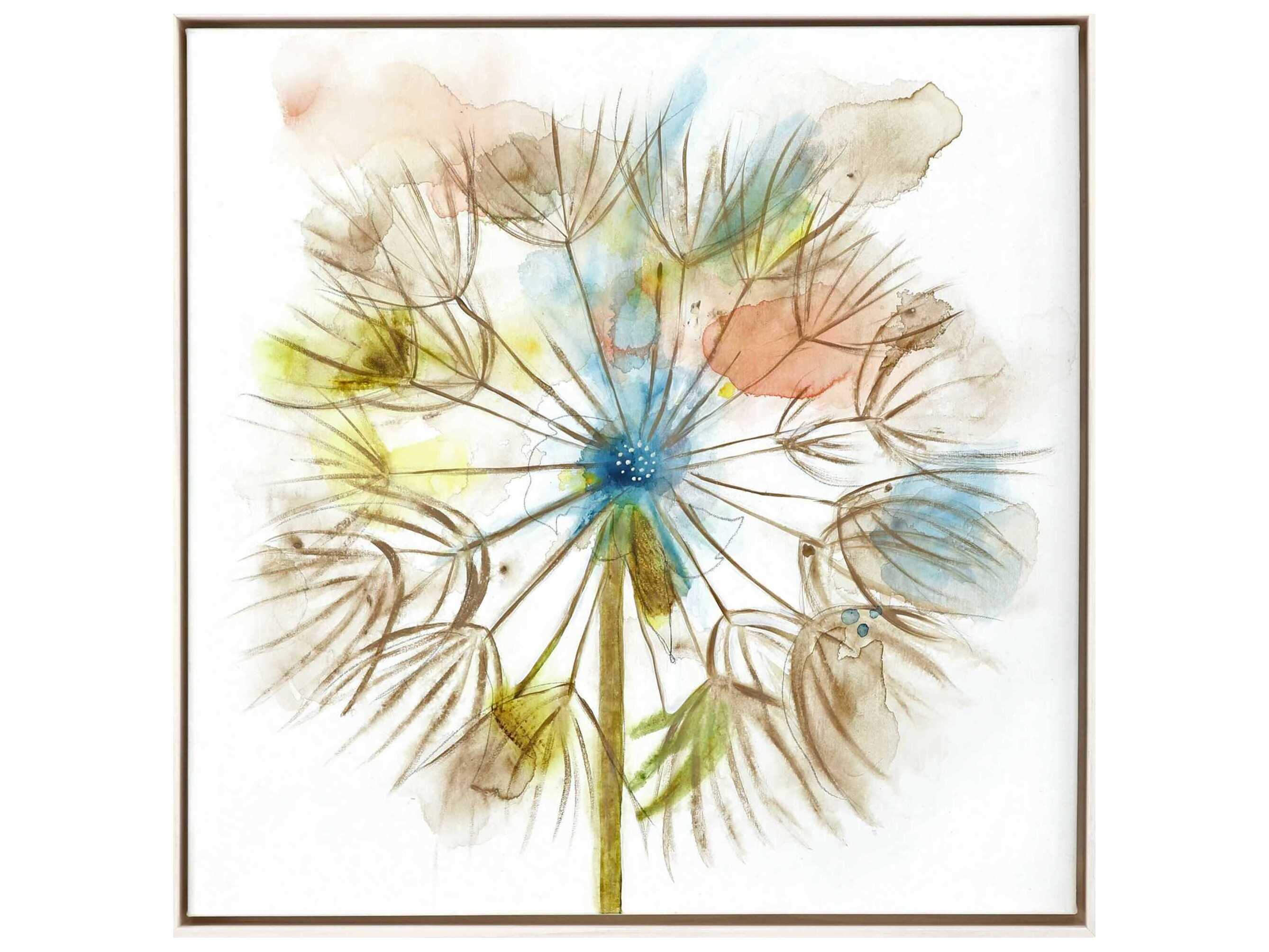 Paragon Florals Dandelion-II Canvas Wall Art