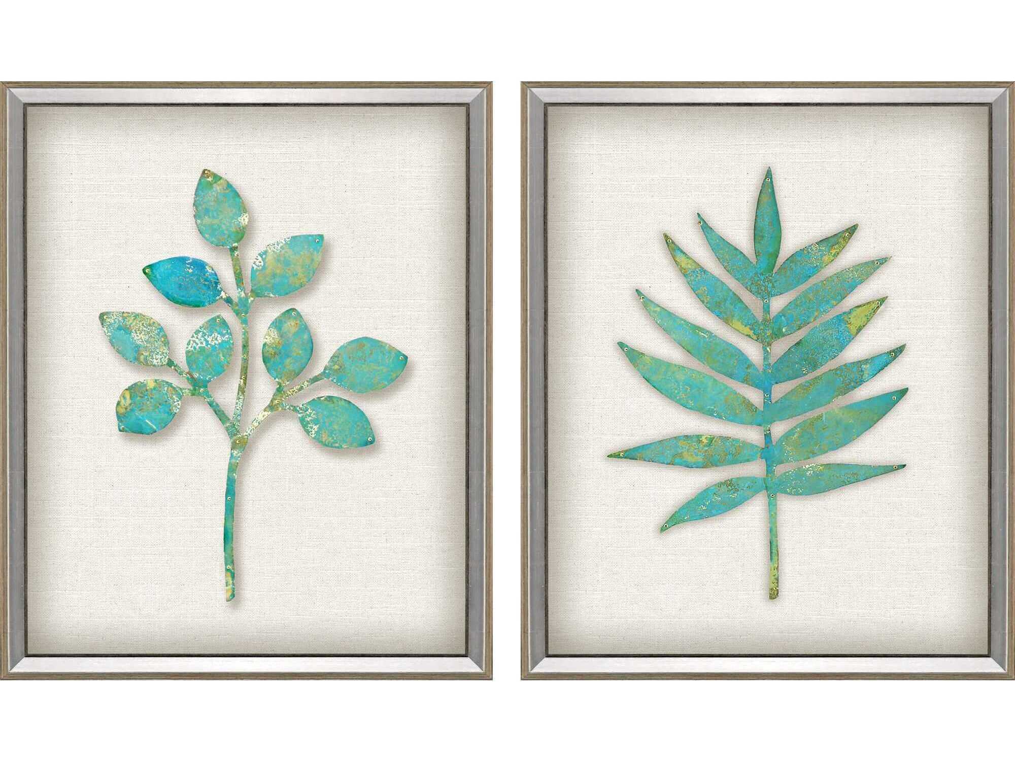 Paragon Florals Botanical-II Wall Art Set of 2
