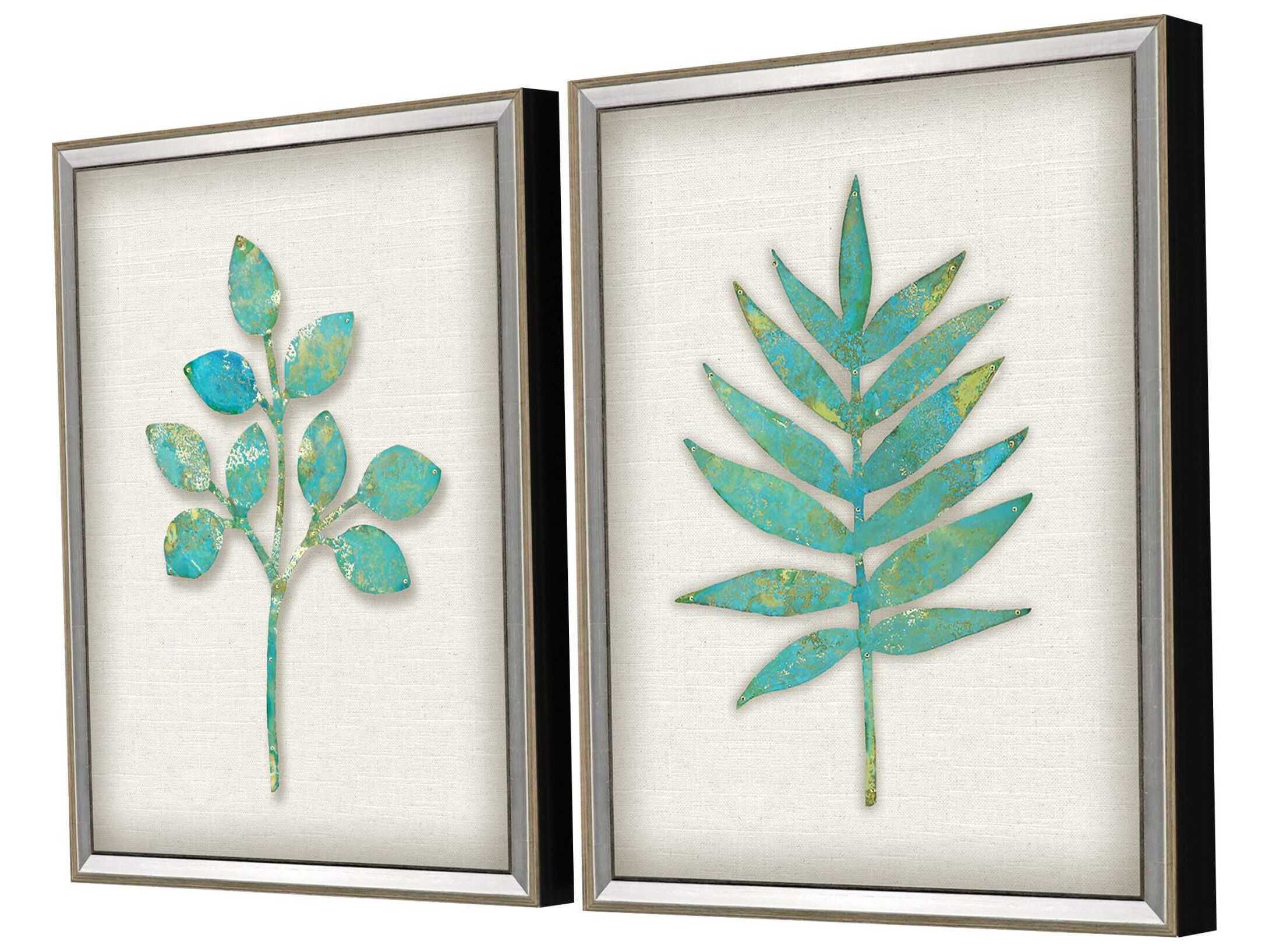 Paragon Florals Botanical-II Wall Art Set of 2