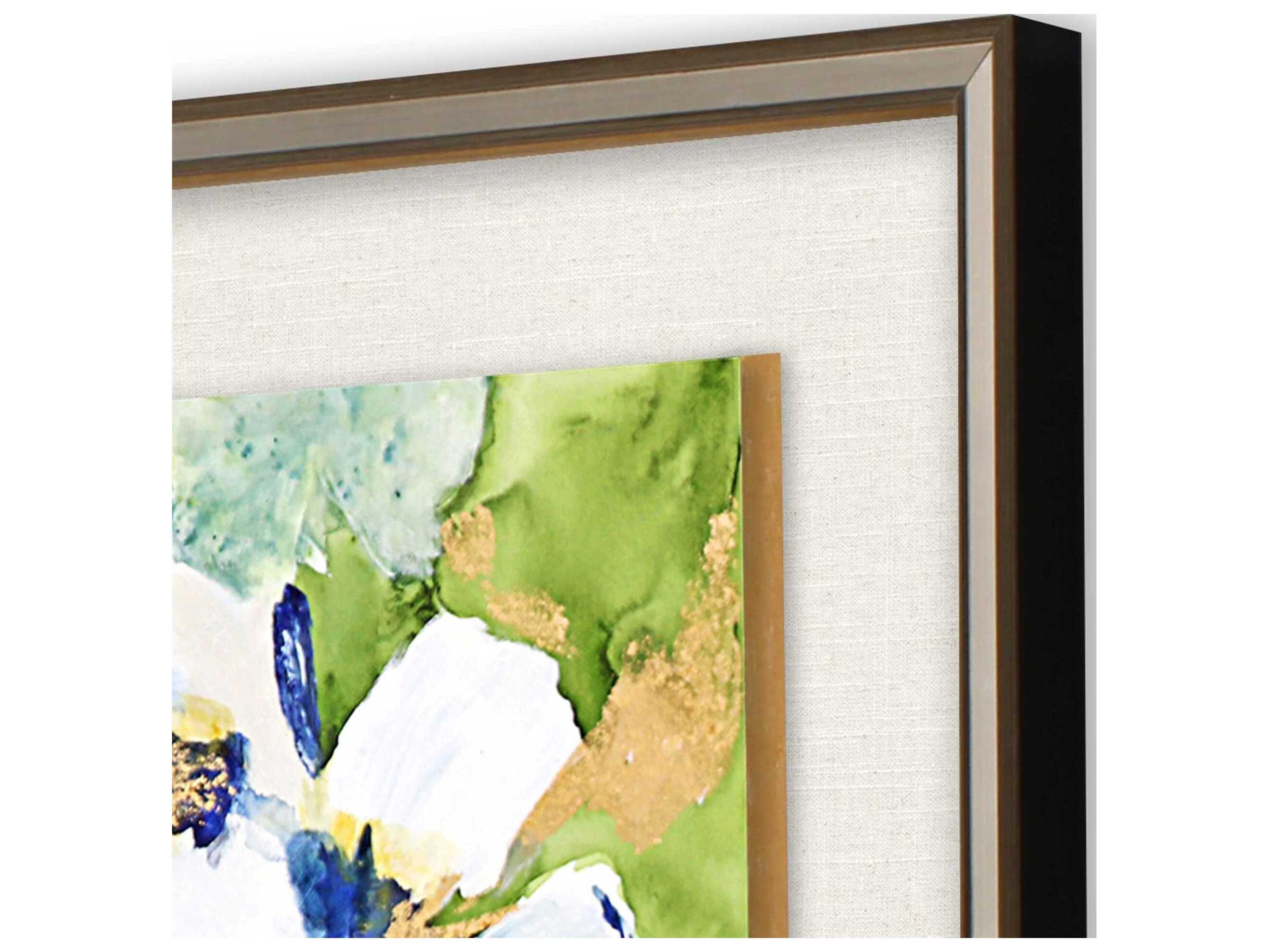 Paragon Florals Snow Petals-I Canvas Wall Art
