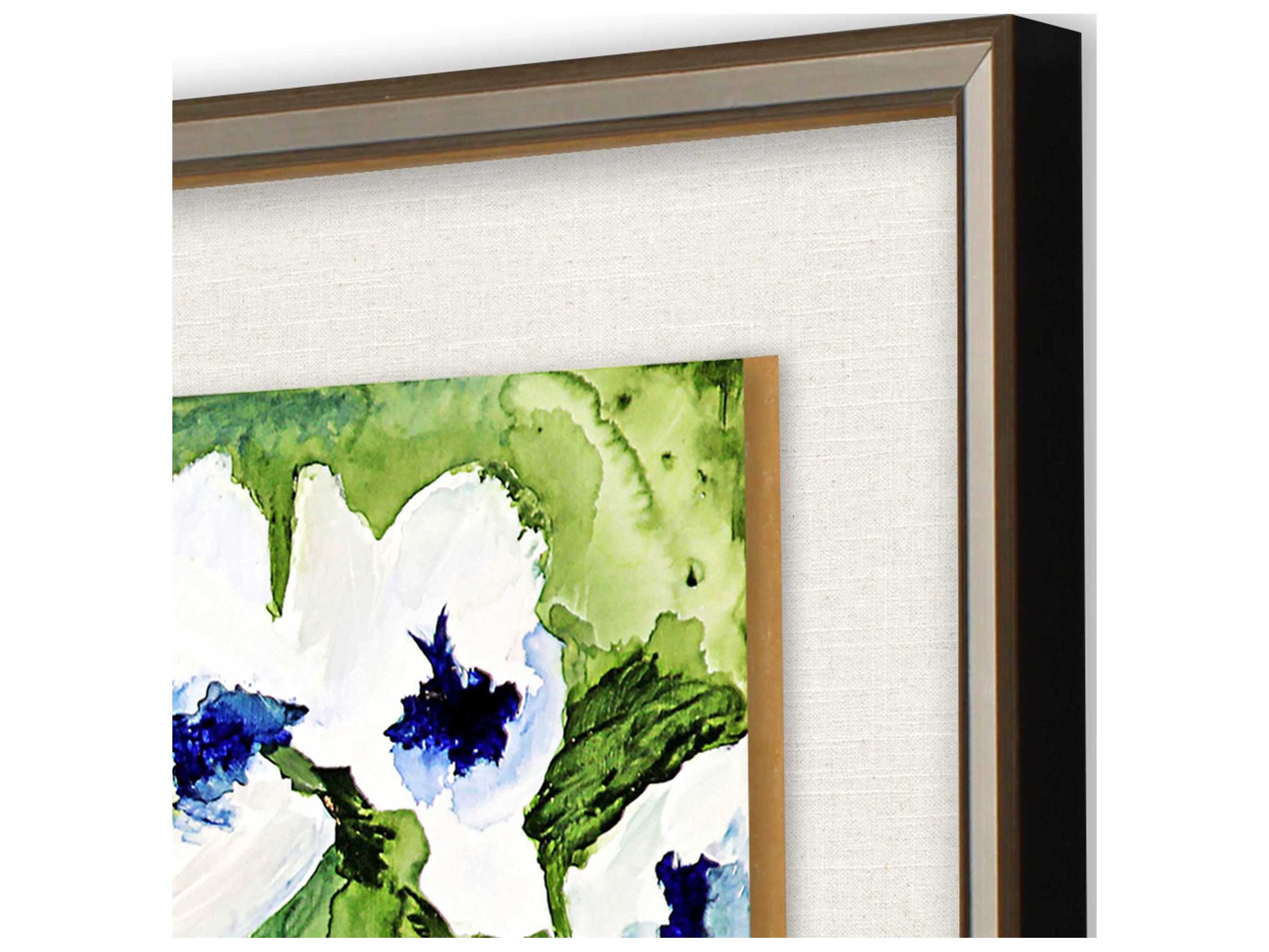 Paragon Florals Snow Petals-II Canvas Wall Art
