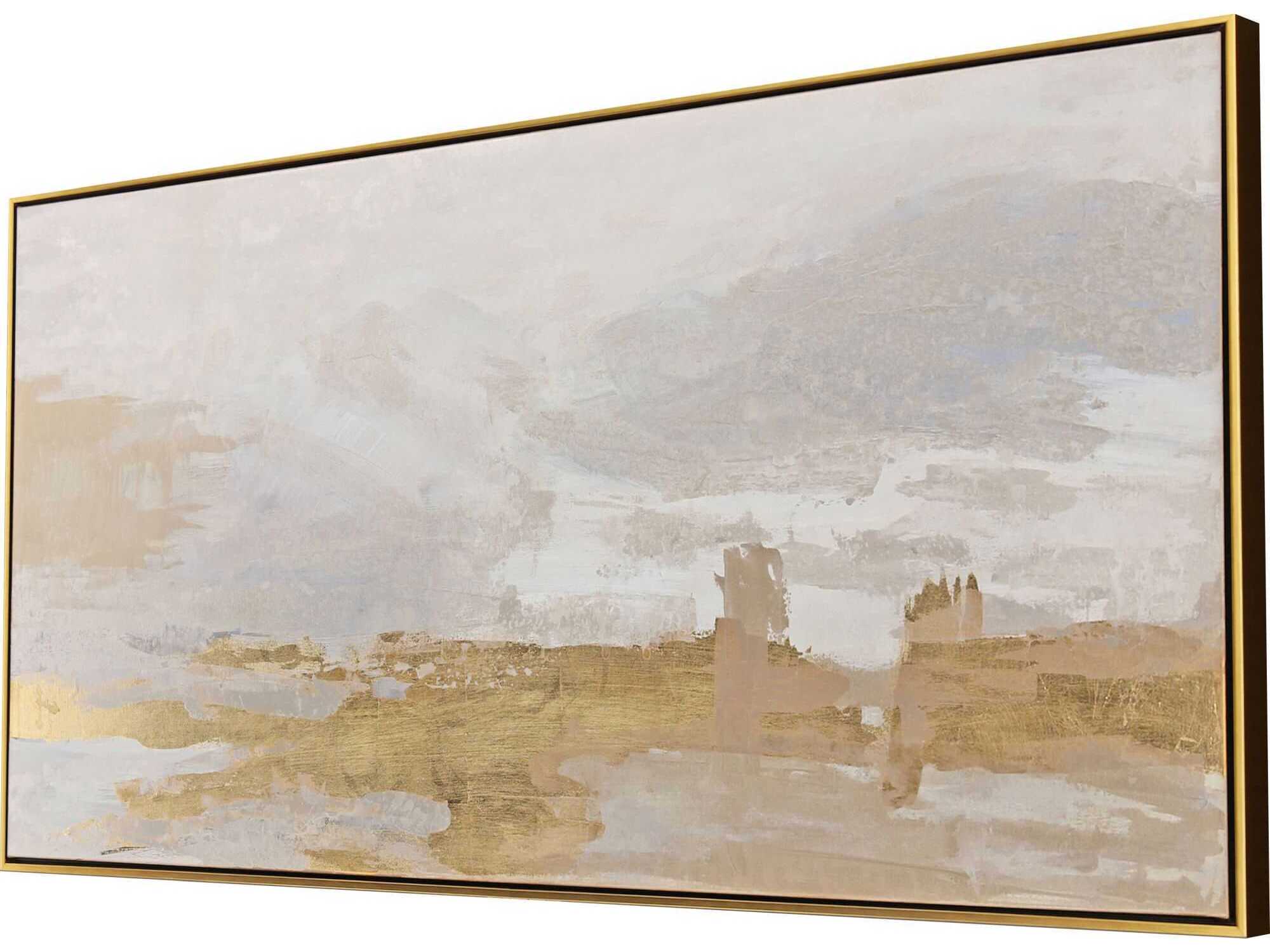 Paragon Sandstorm Gold Canvas Wall Art