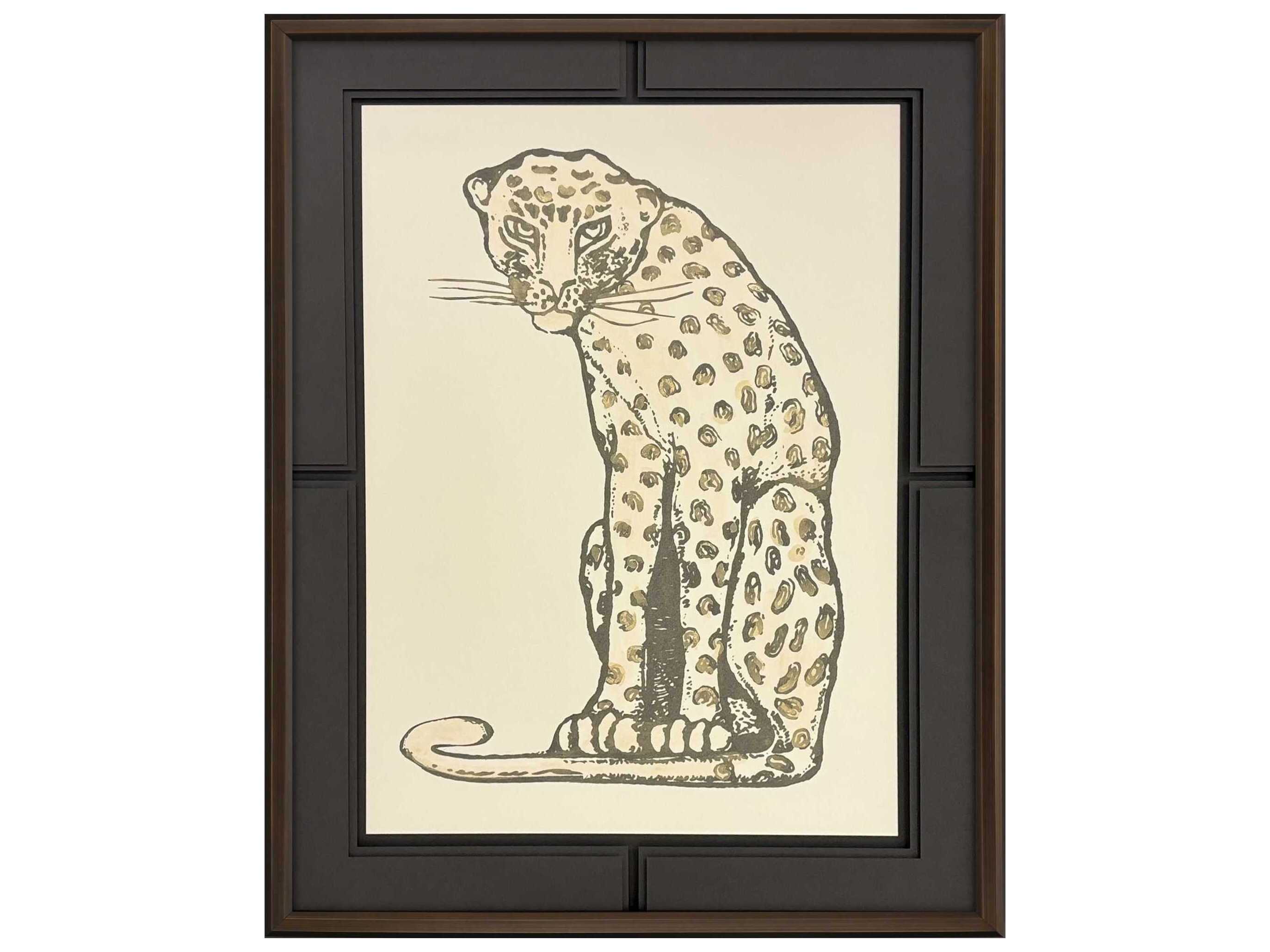 Paragon Golden Cheetah Wall Art