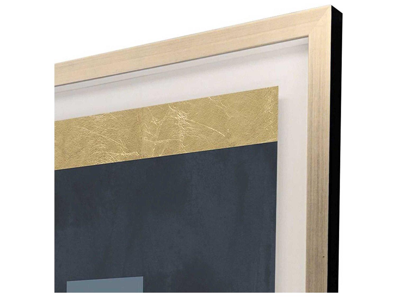 Paragon Geometrics Gold Colorblock-I Wall Art
