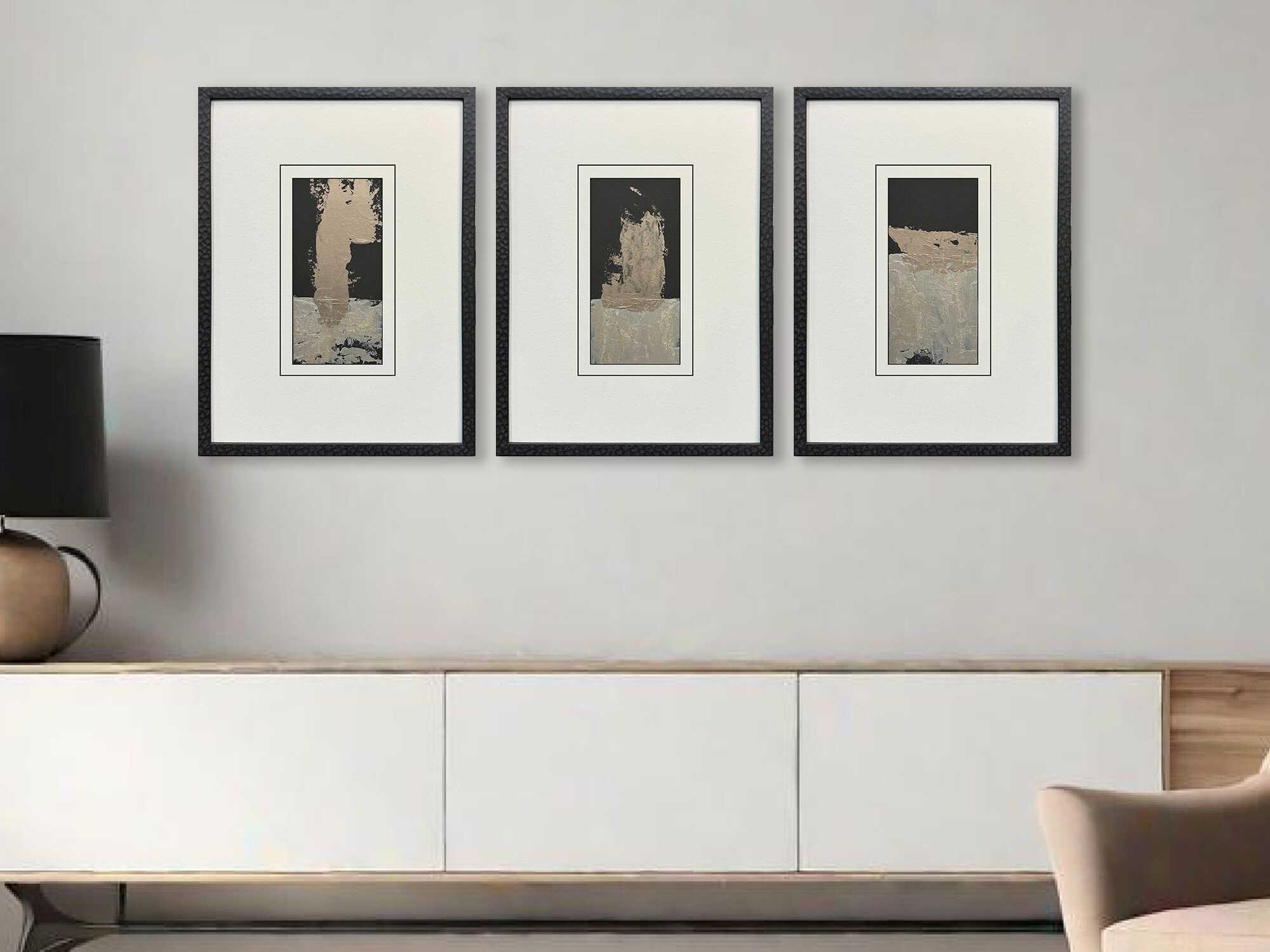 Paragon Abstract Reverie-II Wall Art Set of 3