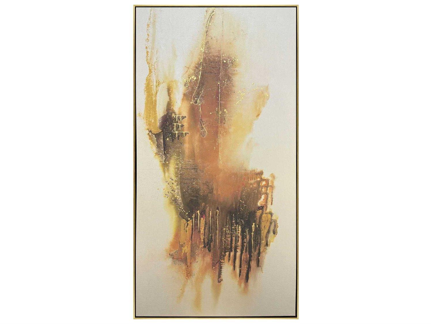 Paragon Abstract Earthern-II Canvas Wall Art