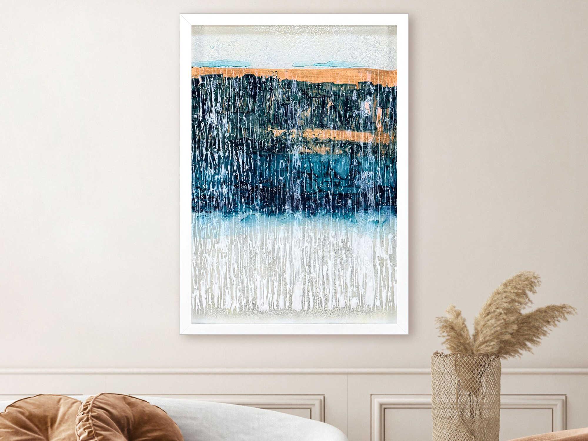 Paragon Abstract Copper Climber-I Wall Art