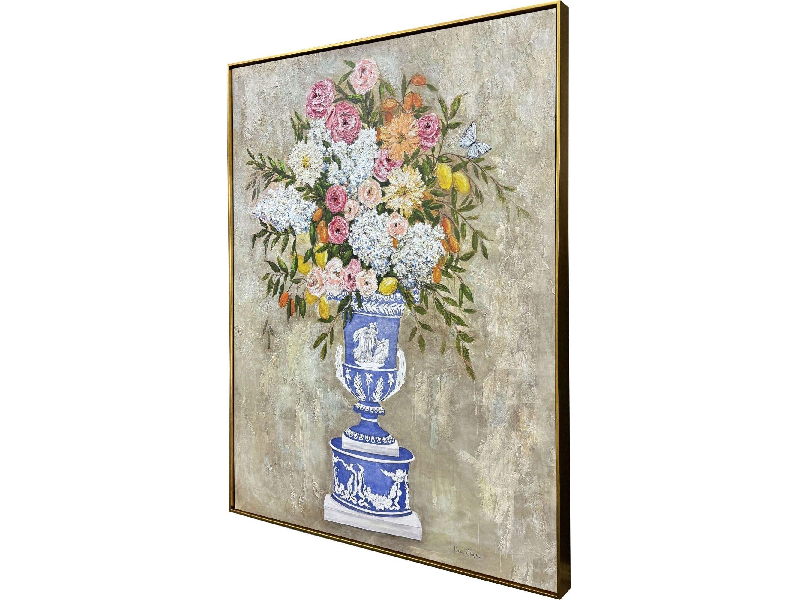 Paragon Arrangement in Blue Canvas Wall Art