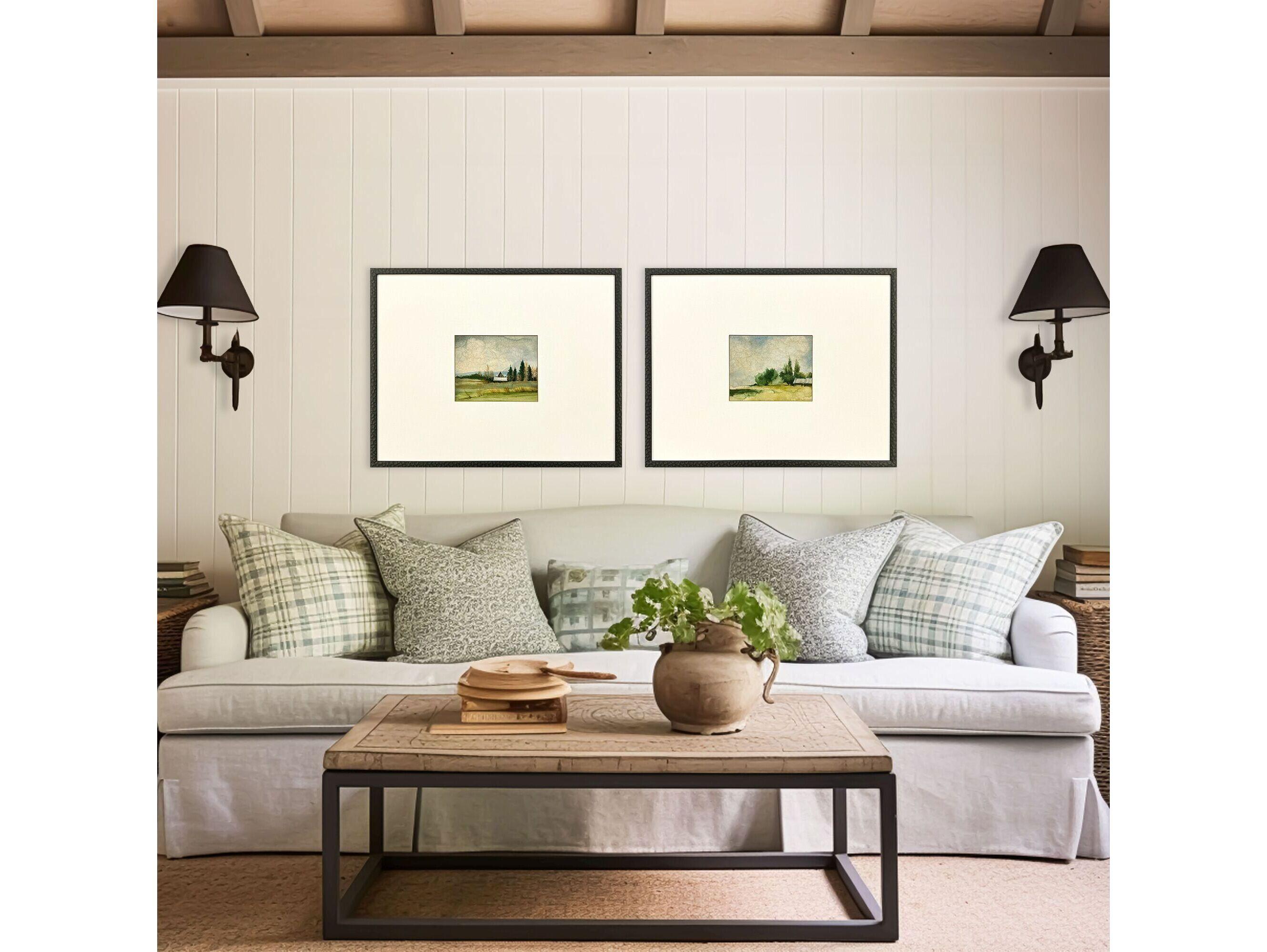 Paragon In The Meadows II Framed Art - Set of 2