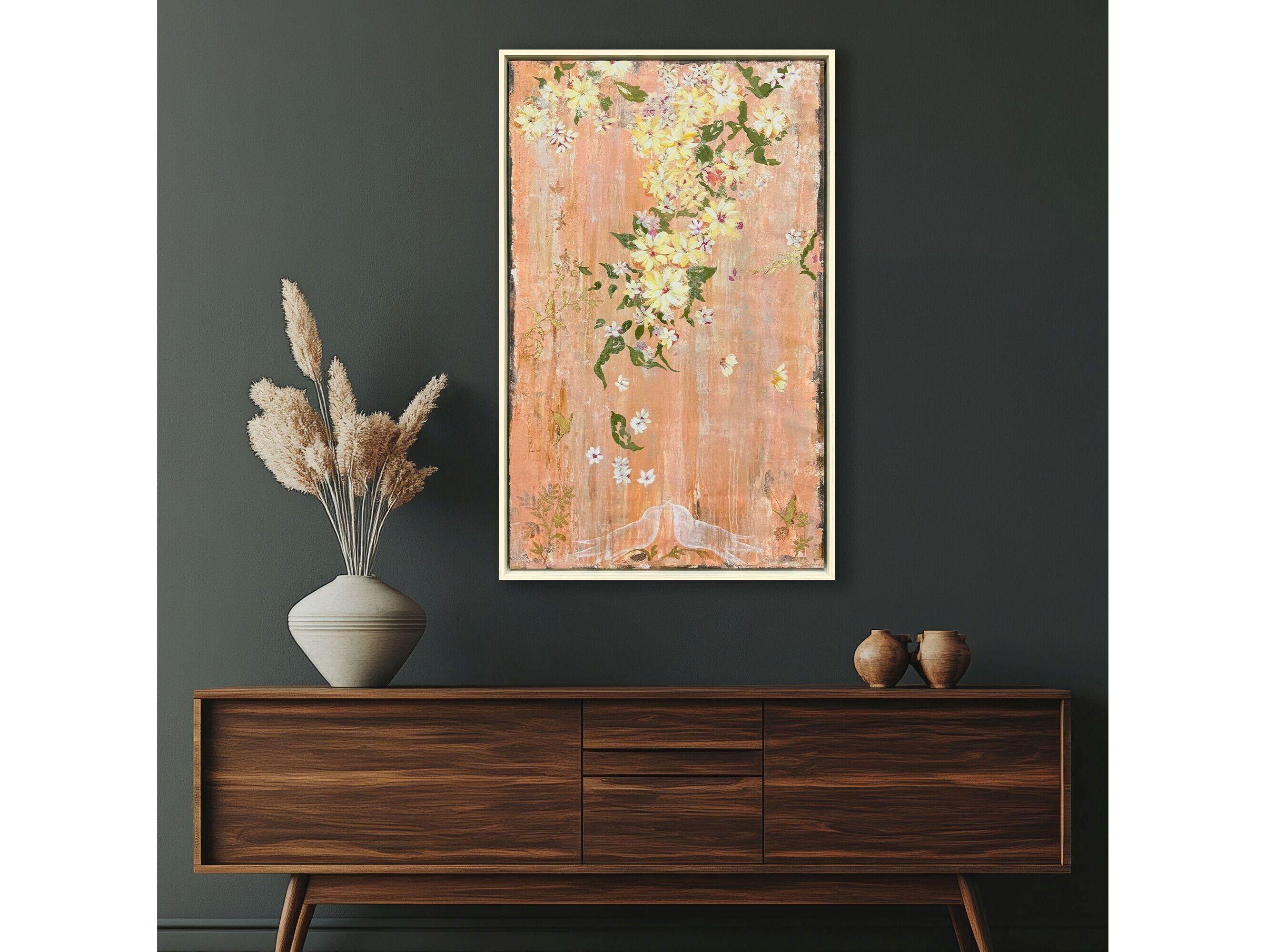 Paragon Love Birds II Canvas Wall Art