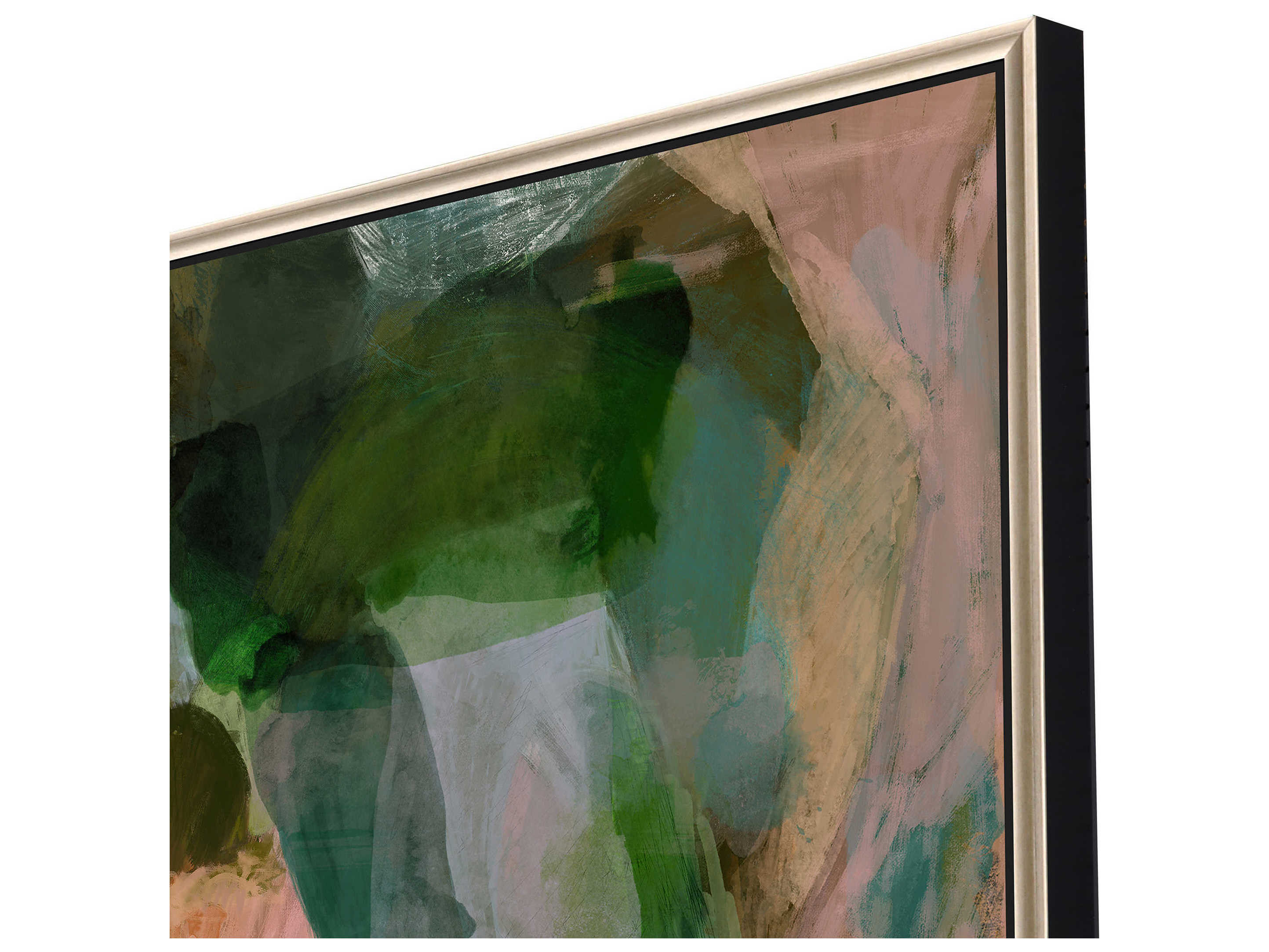 Paragon Abstract Green Manifest Canvas Wall Art