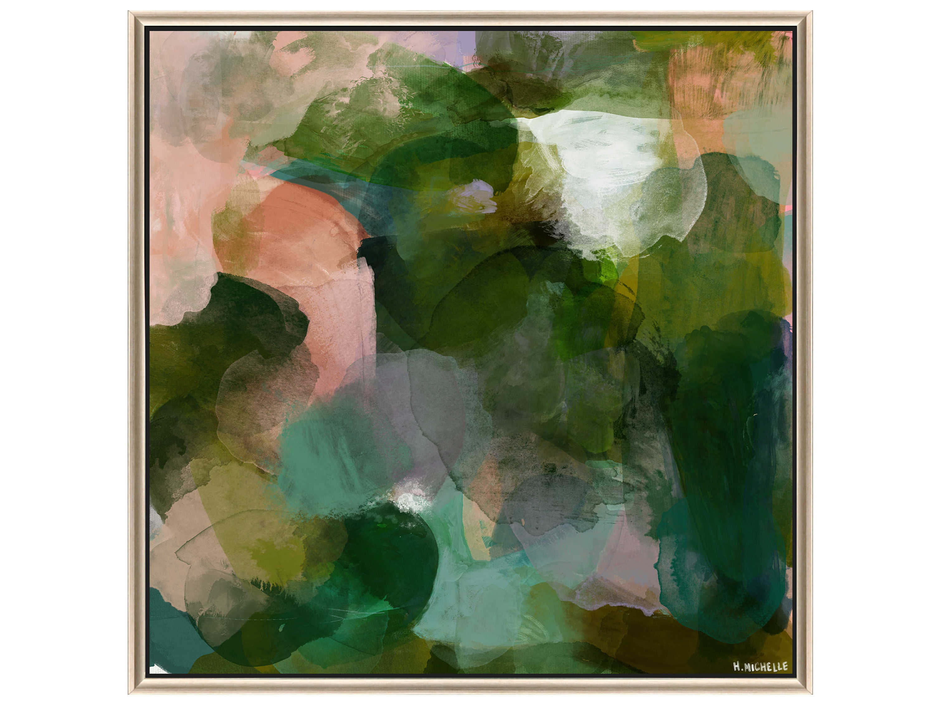 Paragon Abstract Blue Fruition Canvas Wall Art