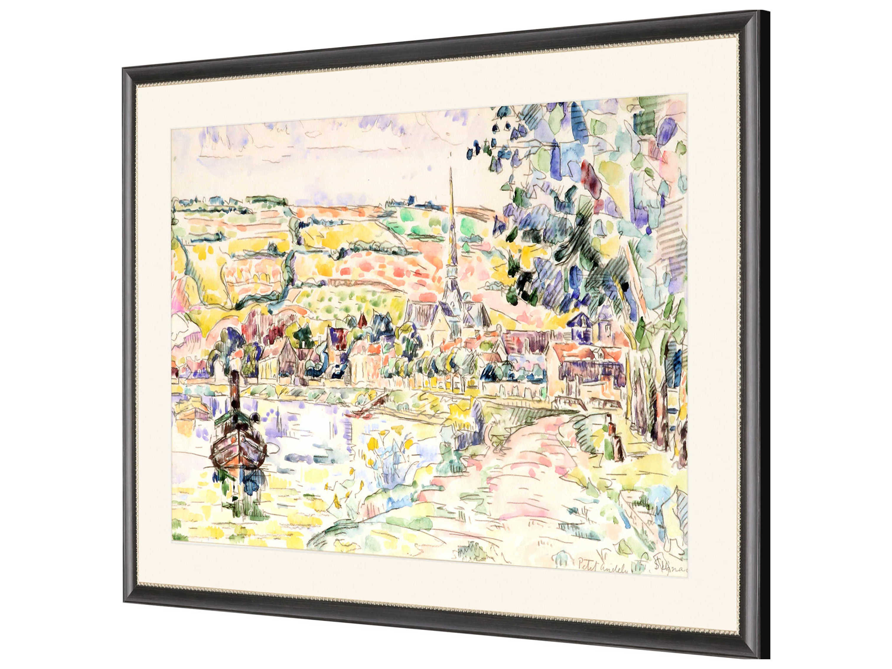 Paragon Scenic Blue The River Bank Wall Art