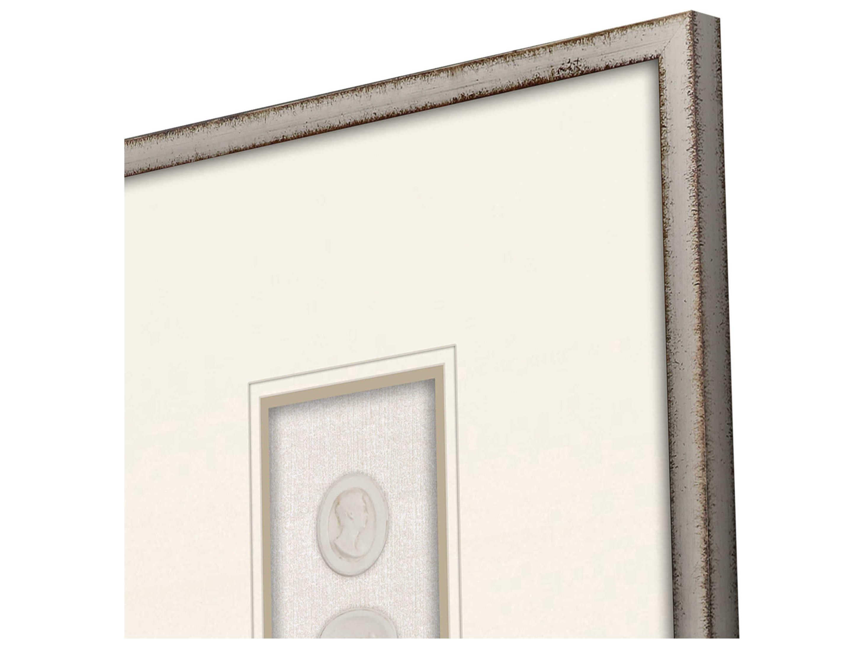 Paragon Figurative Blue Portrait Intaglio-II Wall Art Set of 2