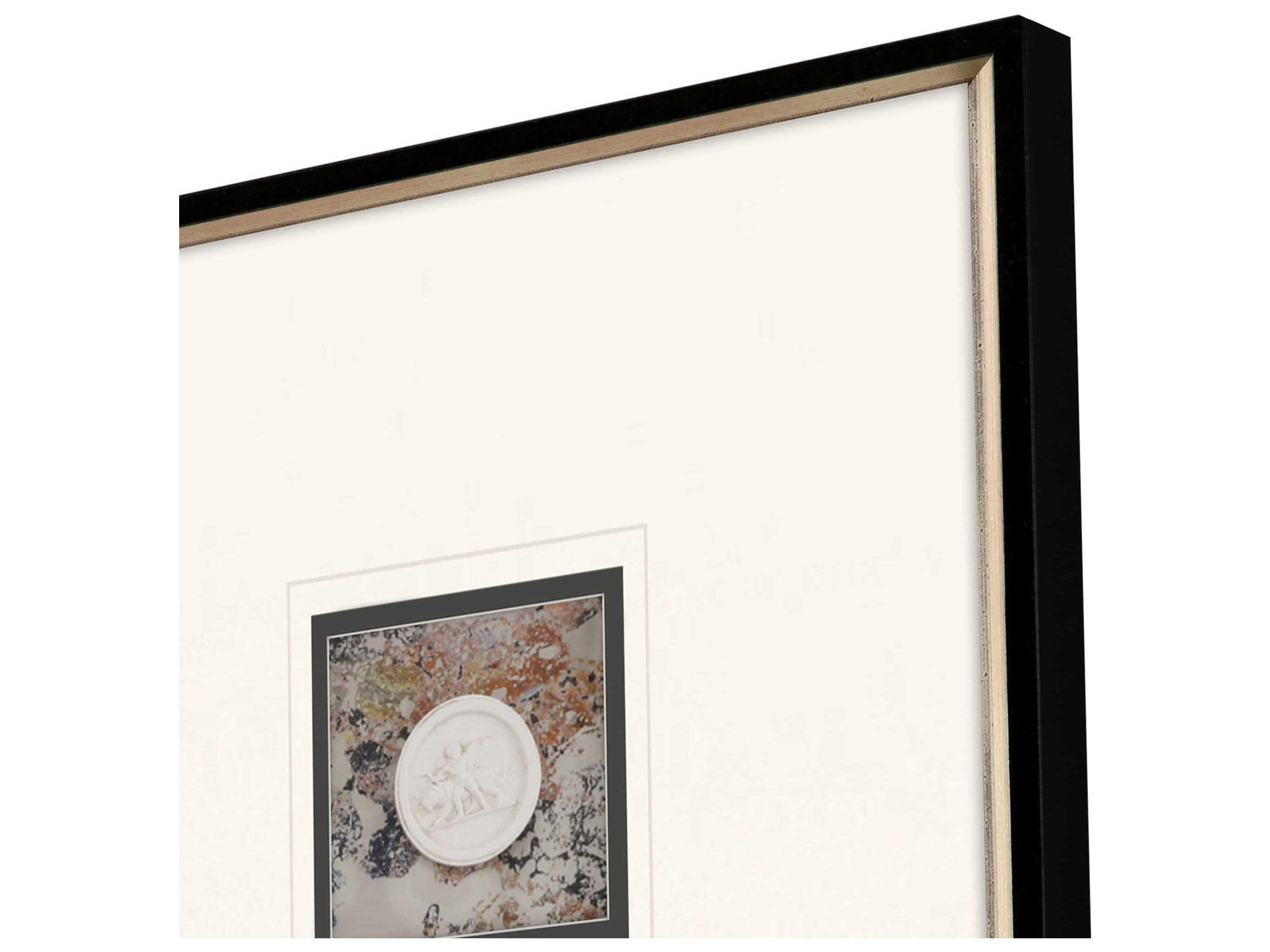 Paragon Figurative Blue Angelic Intaglio Wall Art Set of 2