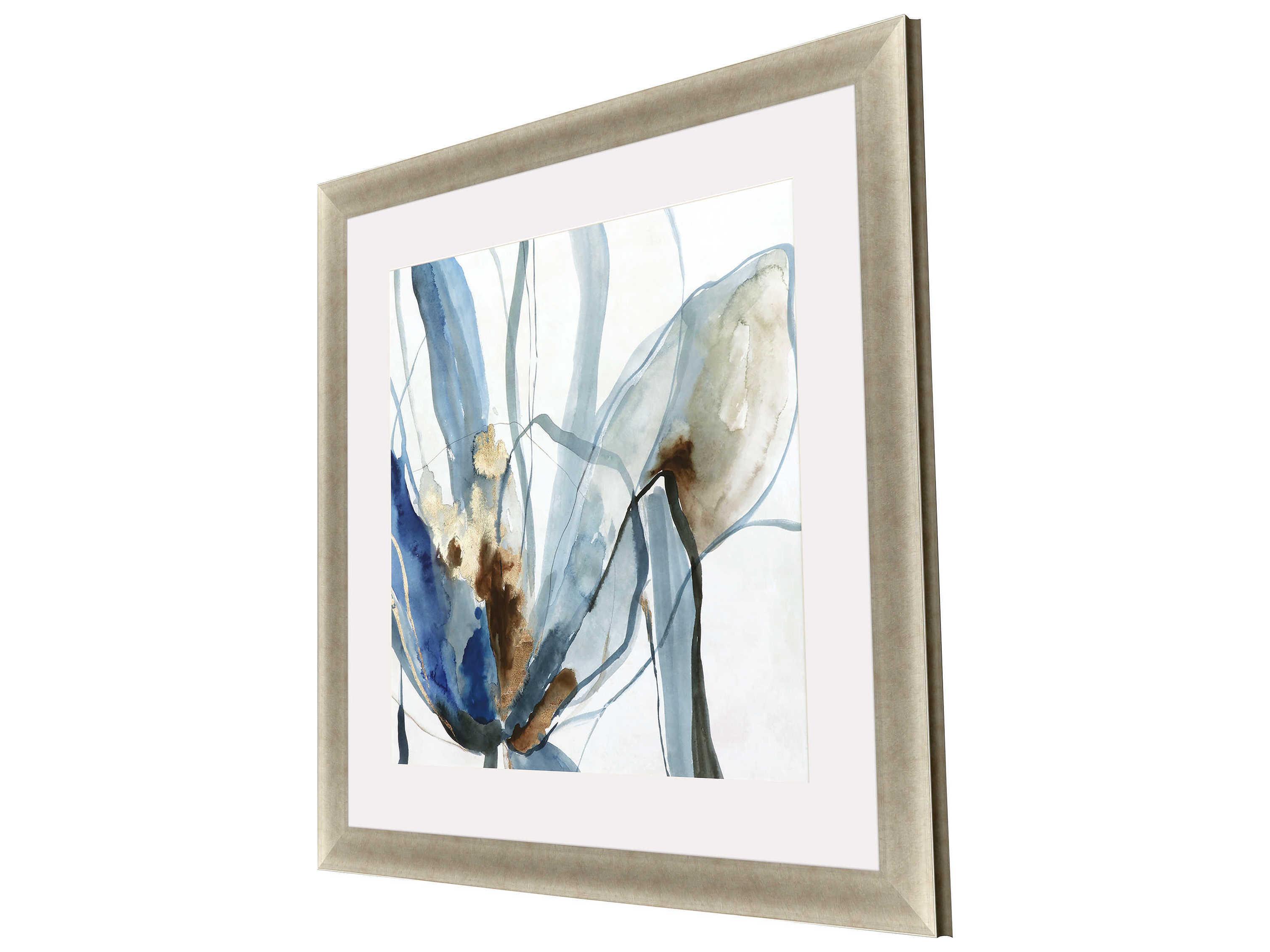 Paragon Florals Blue Refined-II Wall Art