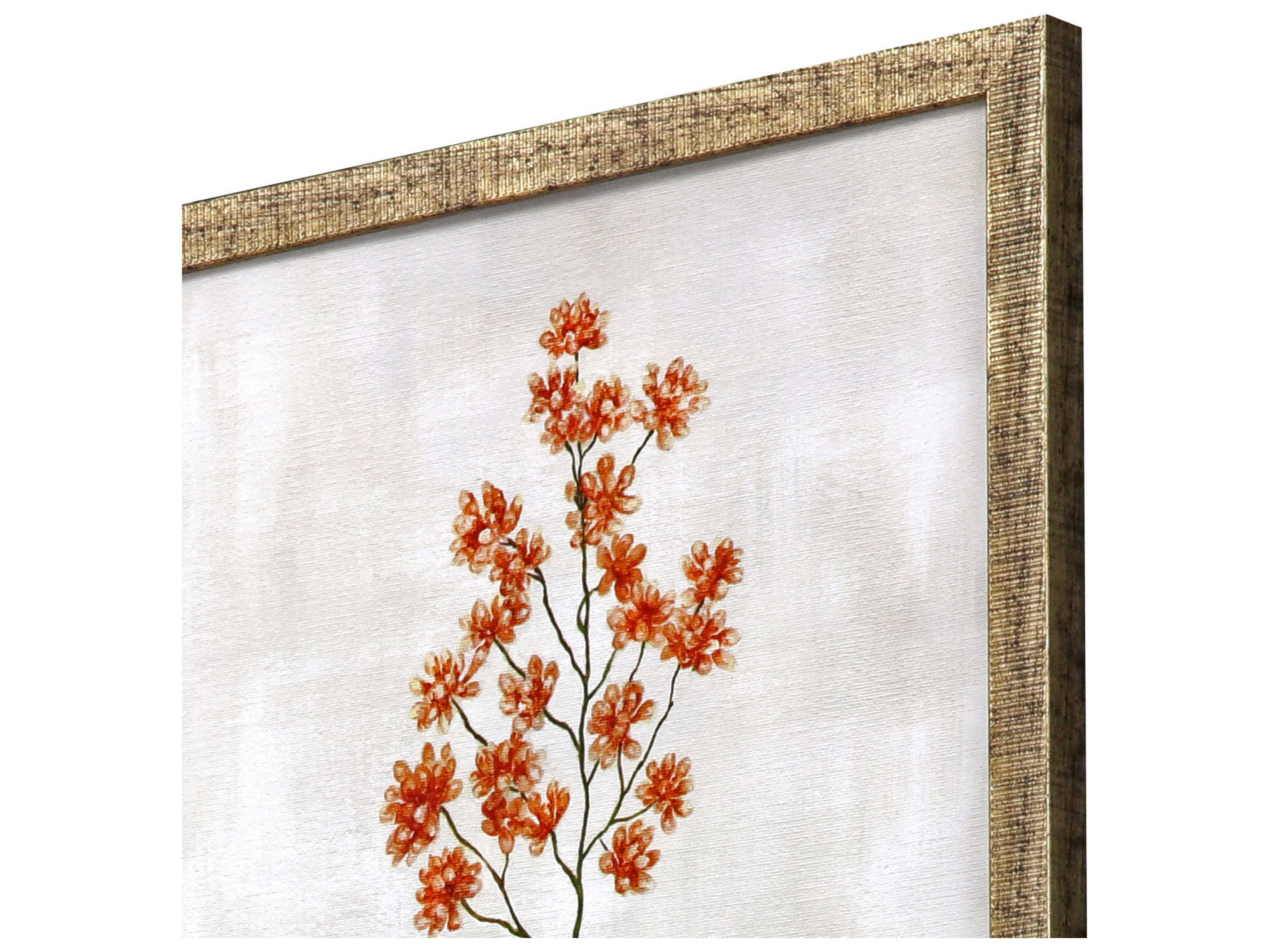 Paragon Florals Black Botanical-I Wall Art Set of 4